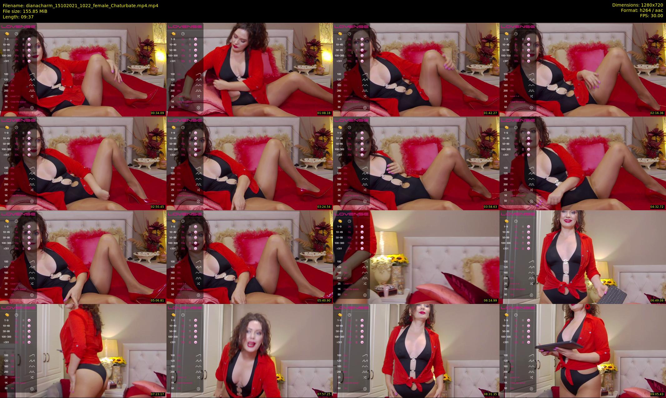dianacharm — 10 minute Chaturbate female cam show recording, 720p, Oct 15, 2021