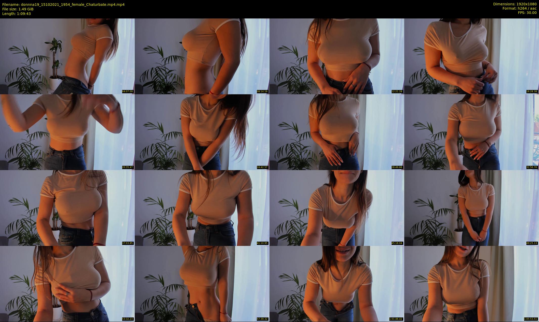 donnna19 — 70 minute Chaturbate female cam show recording, 1080p, Oct 15, 2021