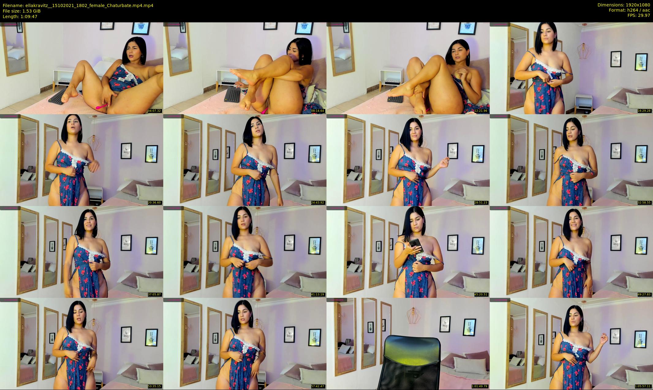 ellakravitz_ — 70 minute Chaturbate female cam show recording, 1080p, Oct 15, 2021