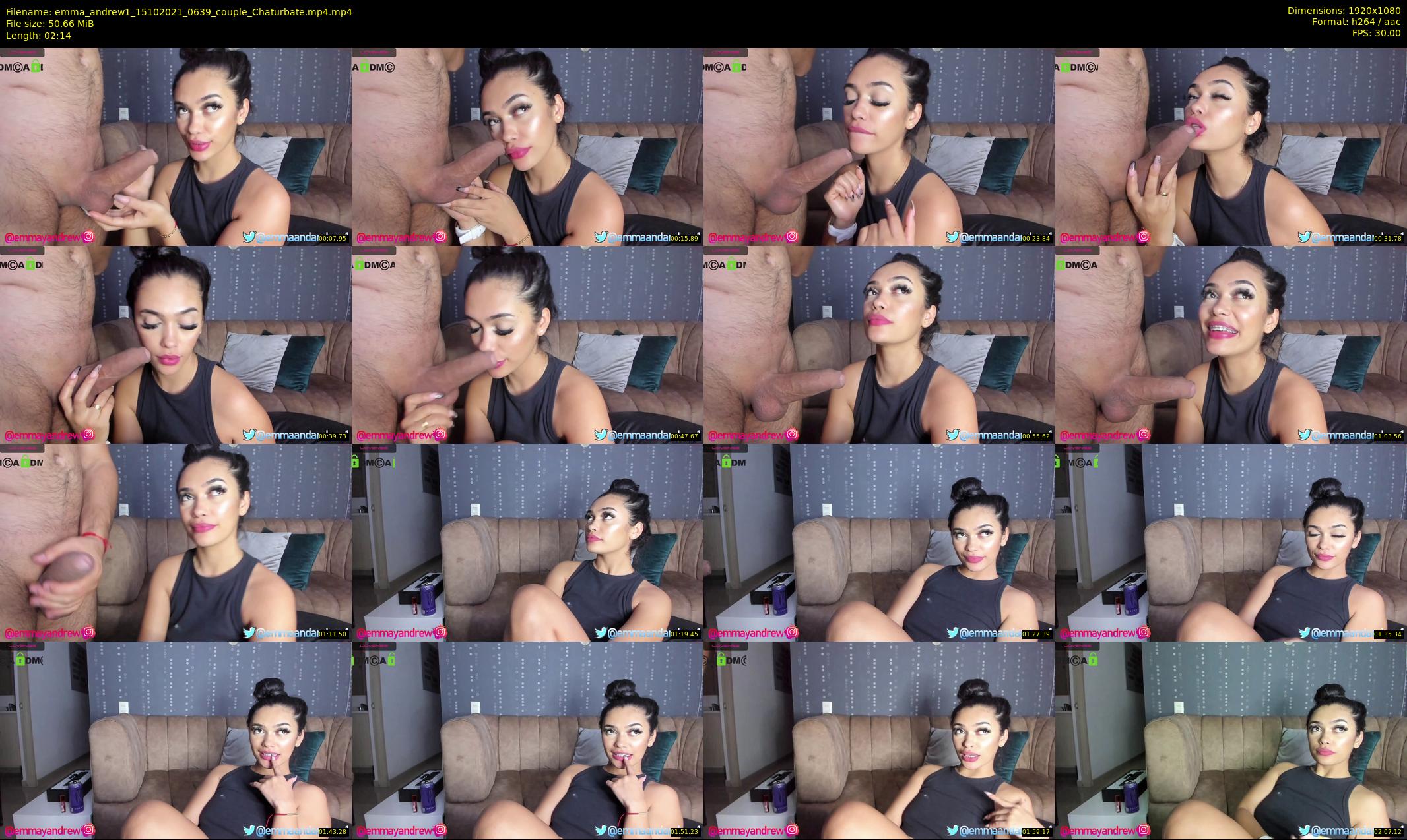 emma_andrew1 — 3 minute Chaturbate couple cam show recording, 1080p, Oct 15, 2021