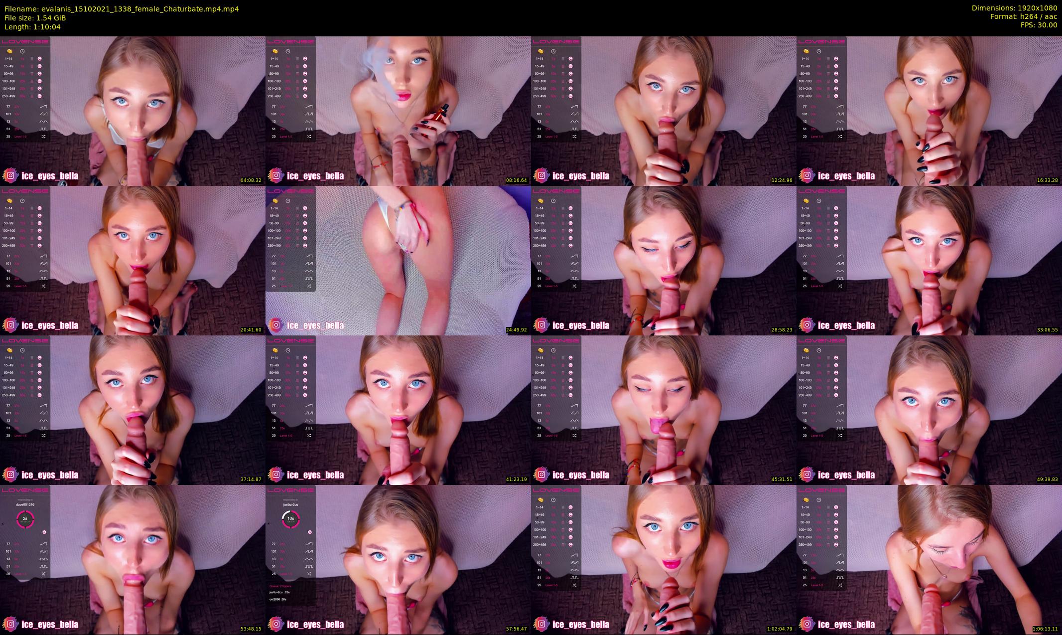 evalanis — 71 minute Chaturbate couple cam show recording, 1080p, Oct 15, 2021