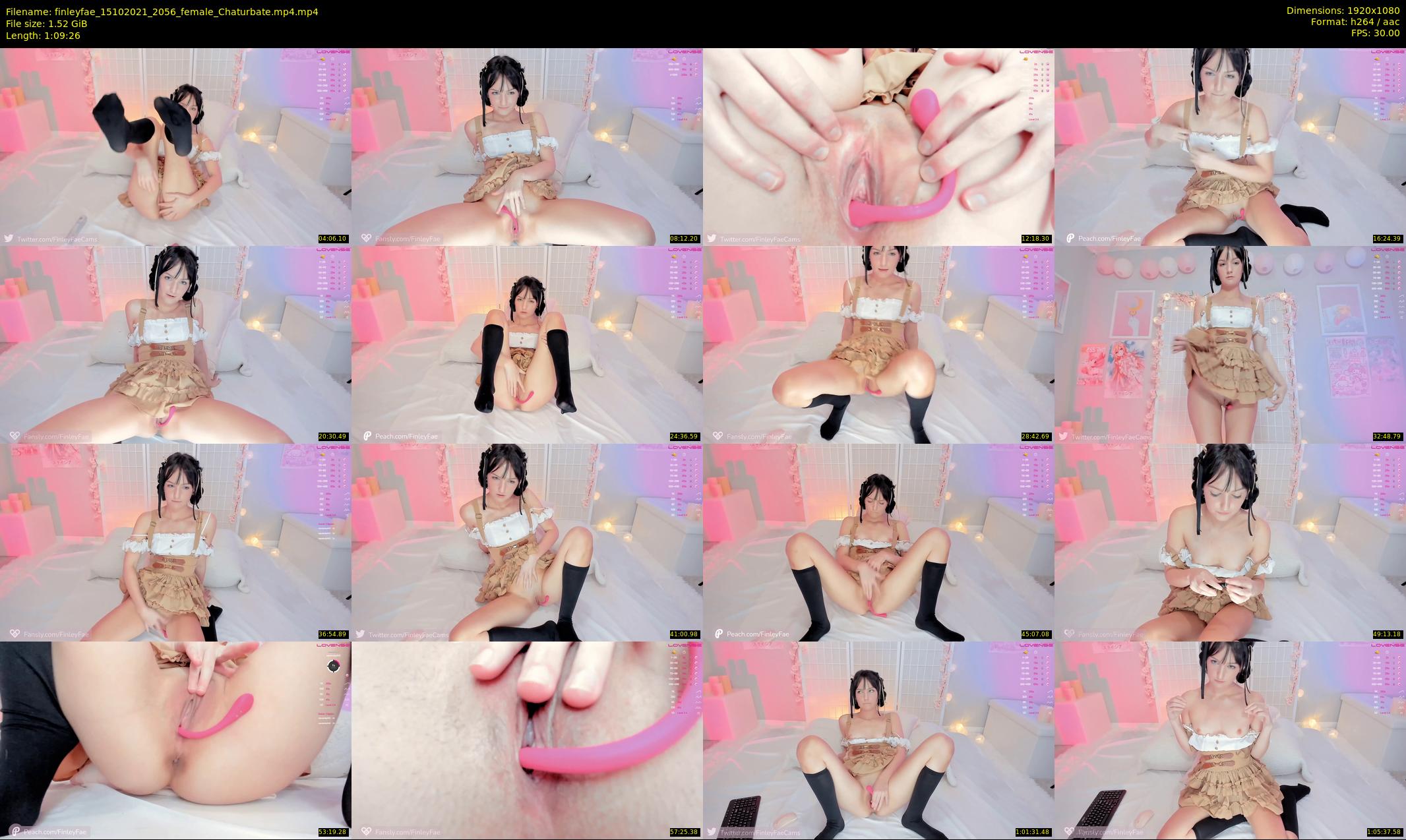finleyfae — 70 minute Chaturbate female cam show recording, 1080p, Oct 15, 2021