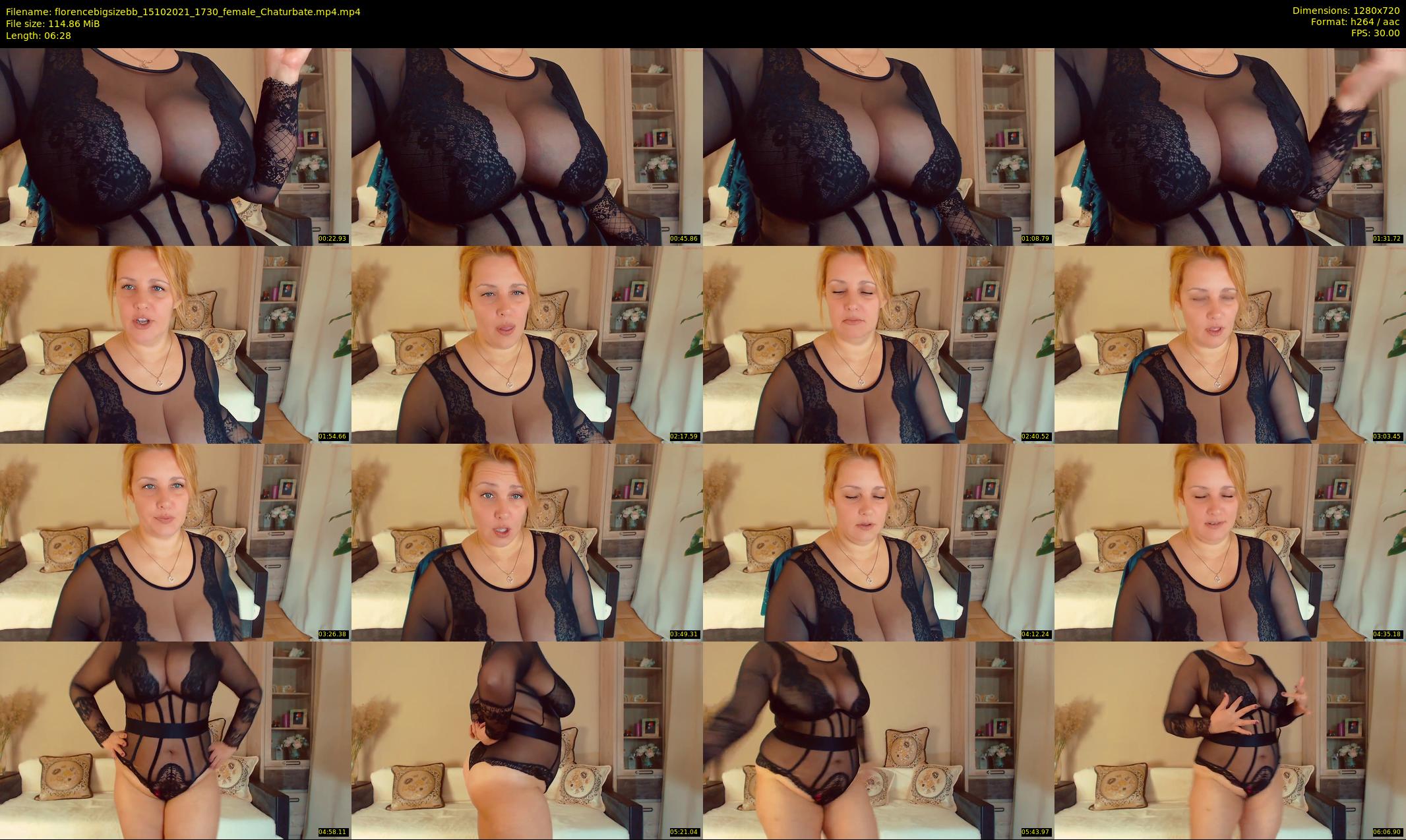 florencebigsizebb — 7 minute Chaturbate female cam show recording, 720p, Oct 15, 2021