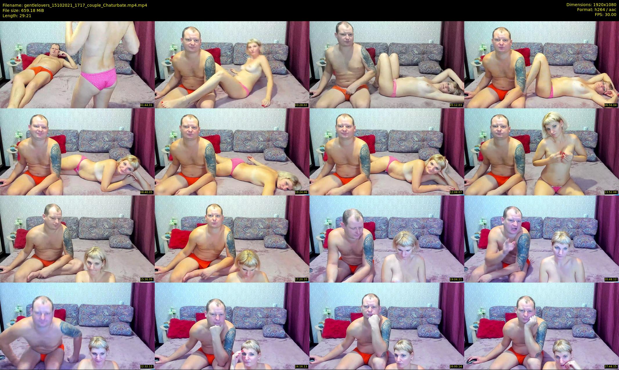 gentlelovers — 30 minute Chaturbate couple cam show recording, 1080p, Oct 15, 2021