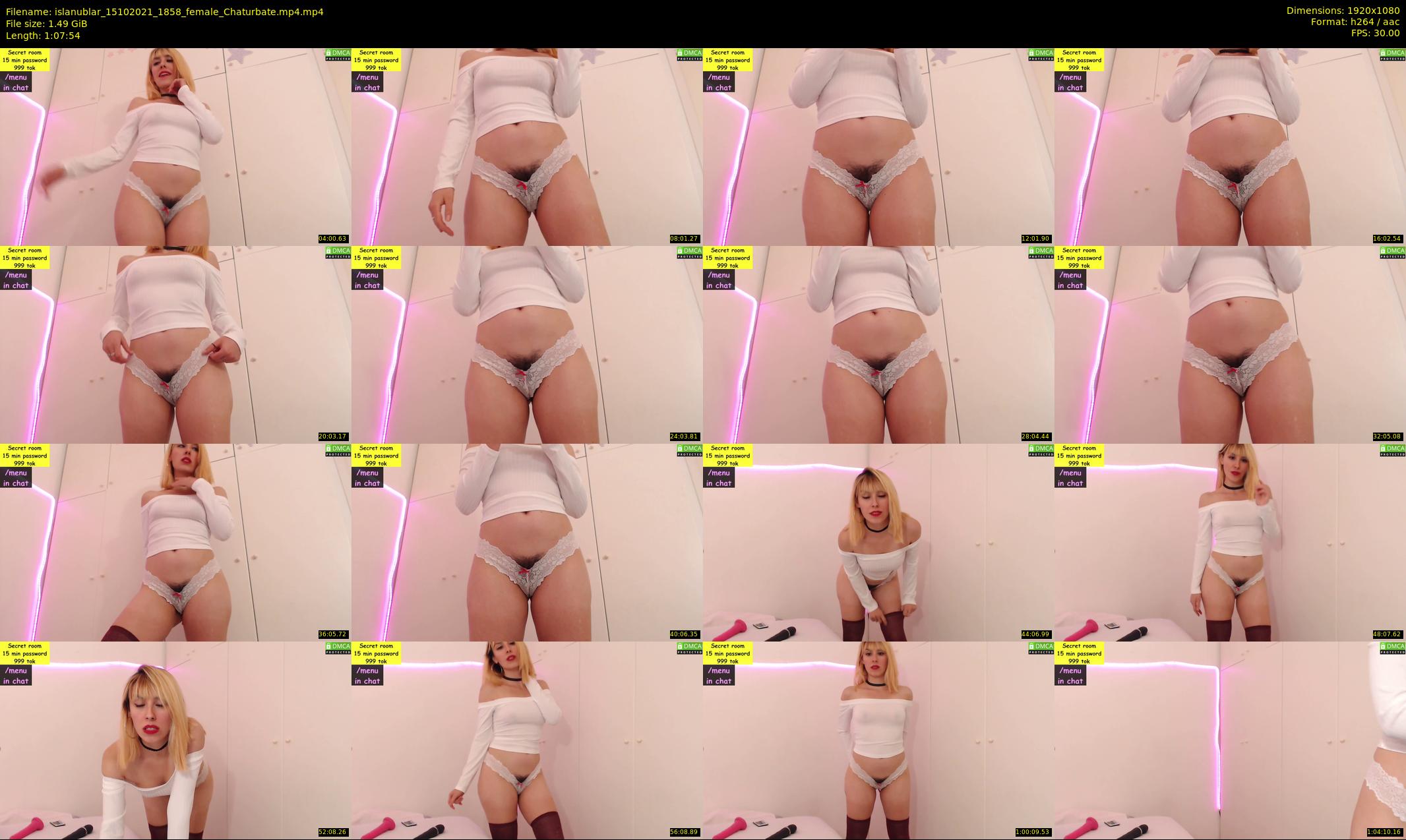 islanublar — 68 minute Chaturbate female cam show recording, 1080p, Oct 15, 2021