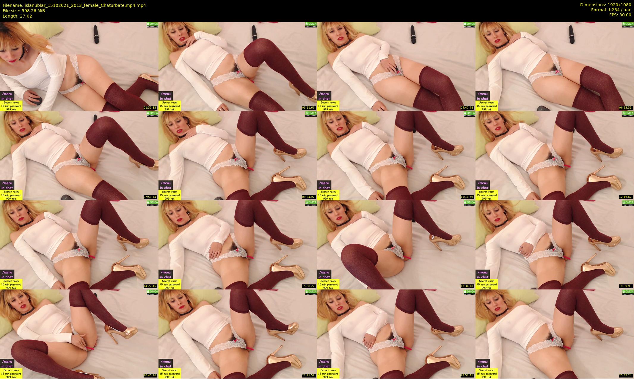 islanublar — 28 minute Chaturbate female cam show recording, 1080p, Oct 15, 2021