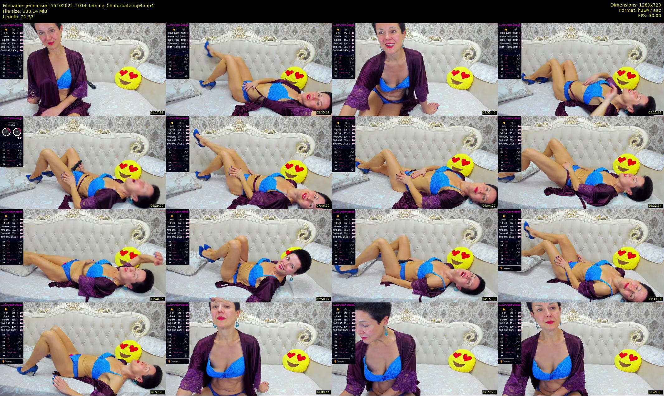 jennalison — 22 minute Chaturbate female cam show recording, 720p, Oct 15, 2021