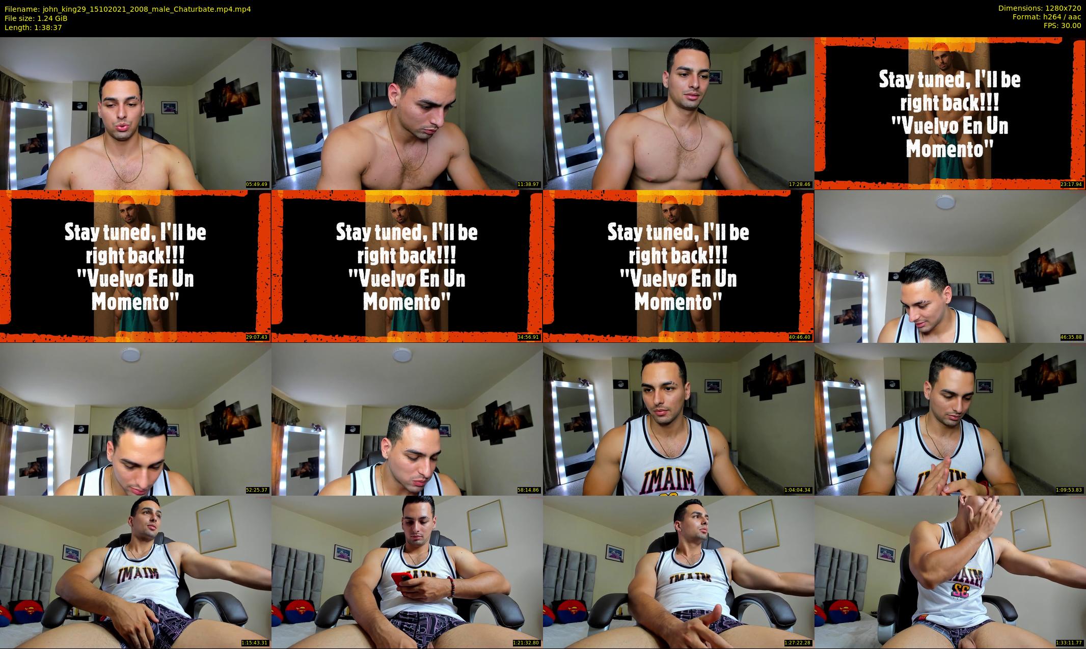 john_king29 — 99 minute Chaturbate male cam show recording, 720p, Oct 15, 2021