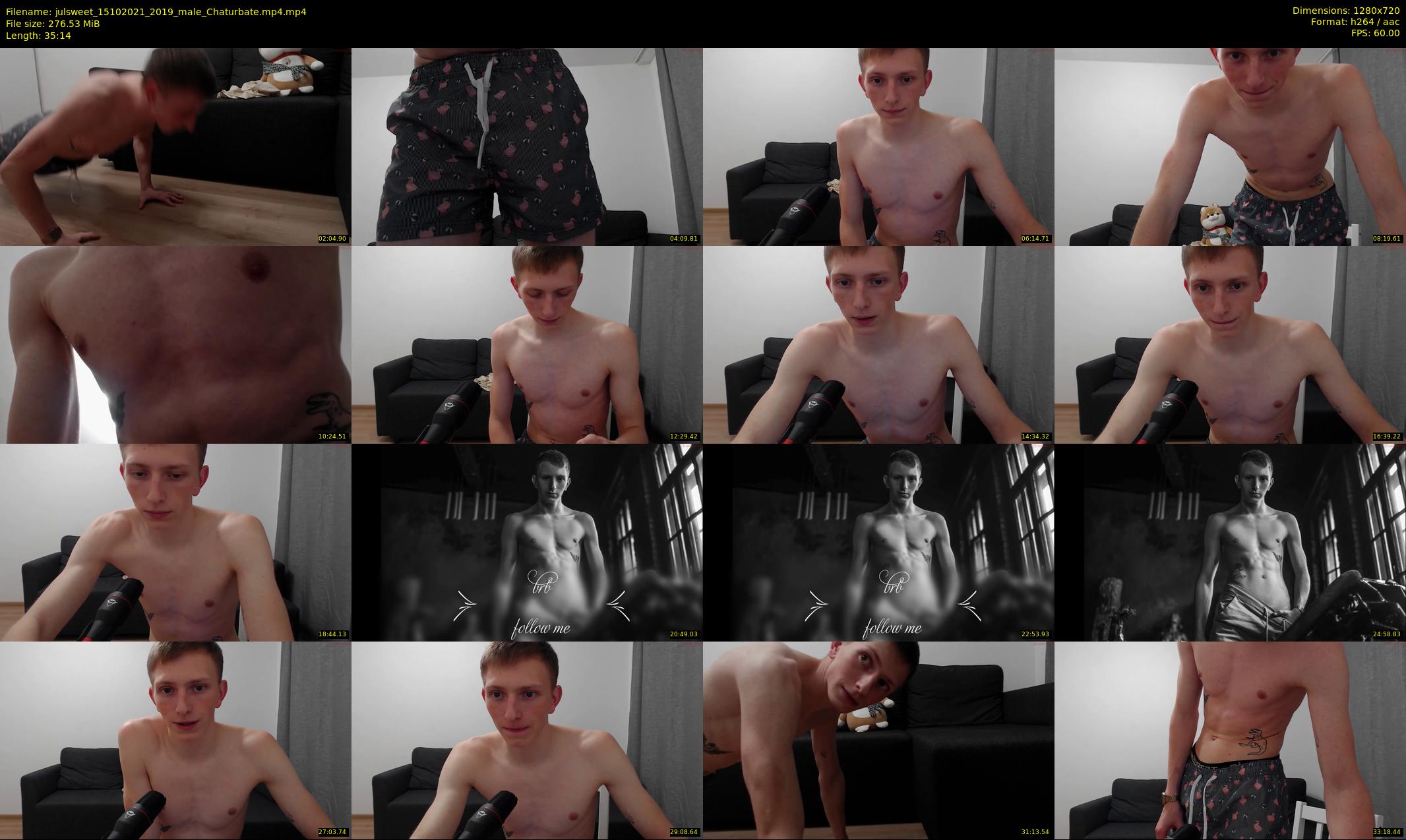 julsweet — 36 minute Chaturbate male cam show recording, 720p, Oct 15, 2021