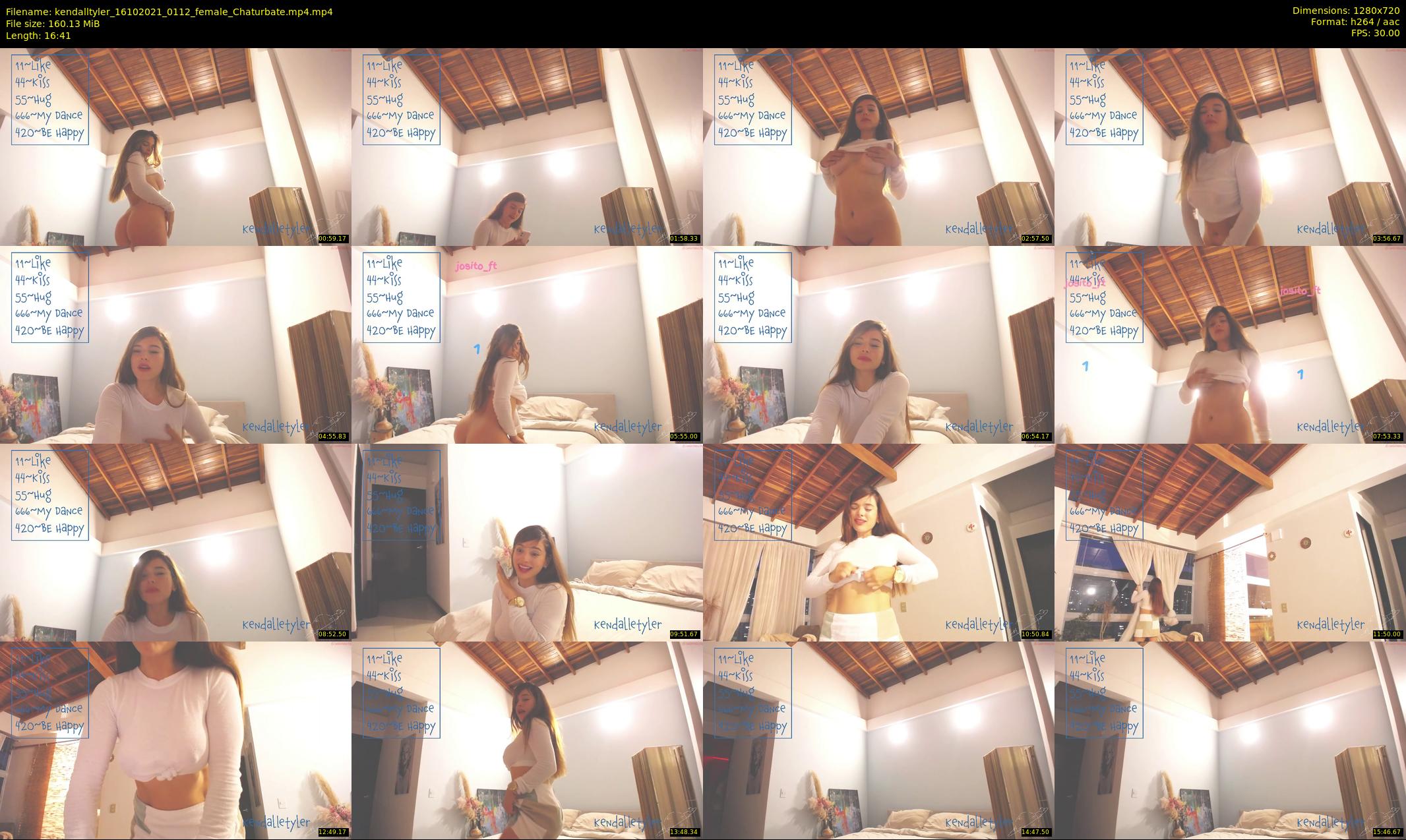kendalltyler — 17 minute Chaturbate female cam show recording, 720p, Oct 16, 2021