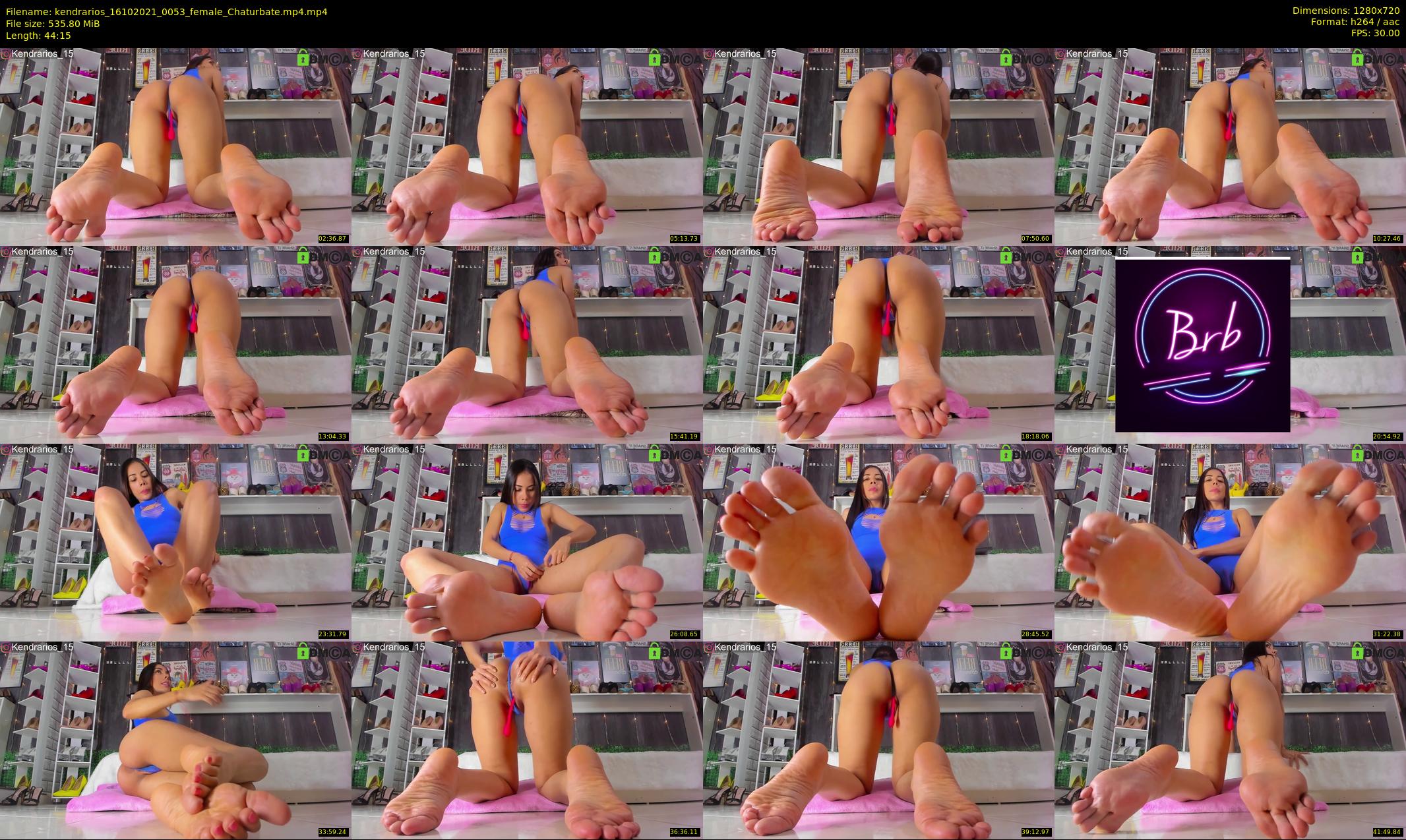 kendrarios — 45 minute Chaturbate female cam show recording, 720p, Oct 16, 2021