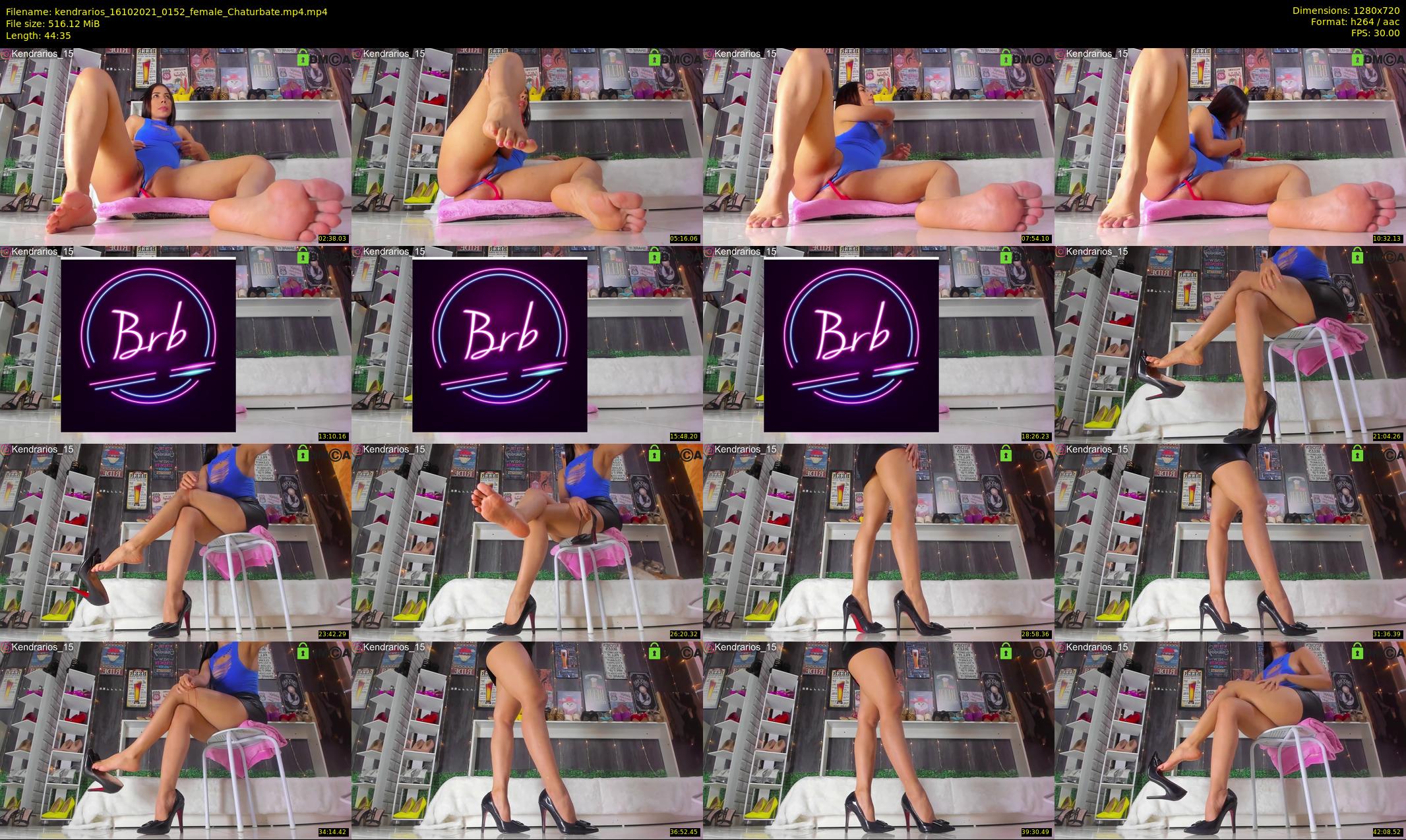 kendrarios — 45 minute Chaturbate female cam show recording, 720p, Oct 16, 2021