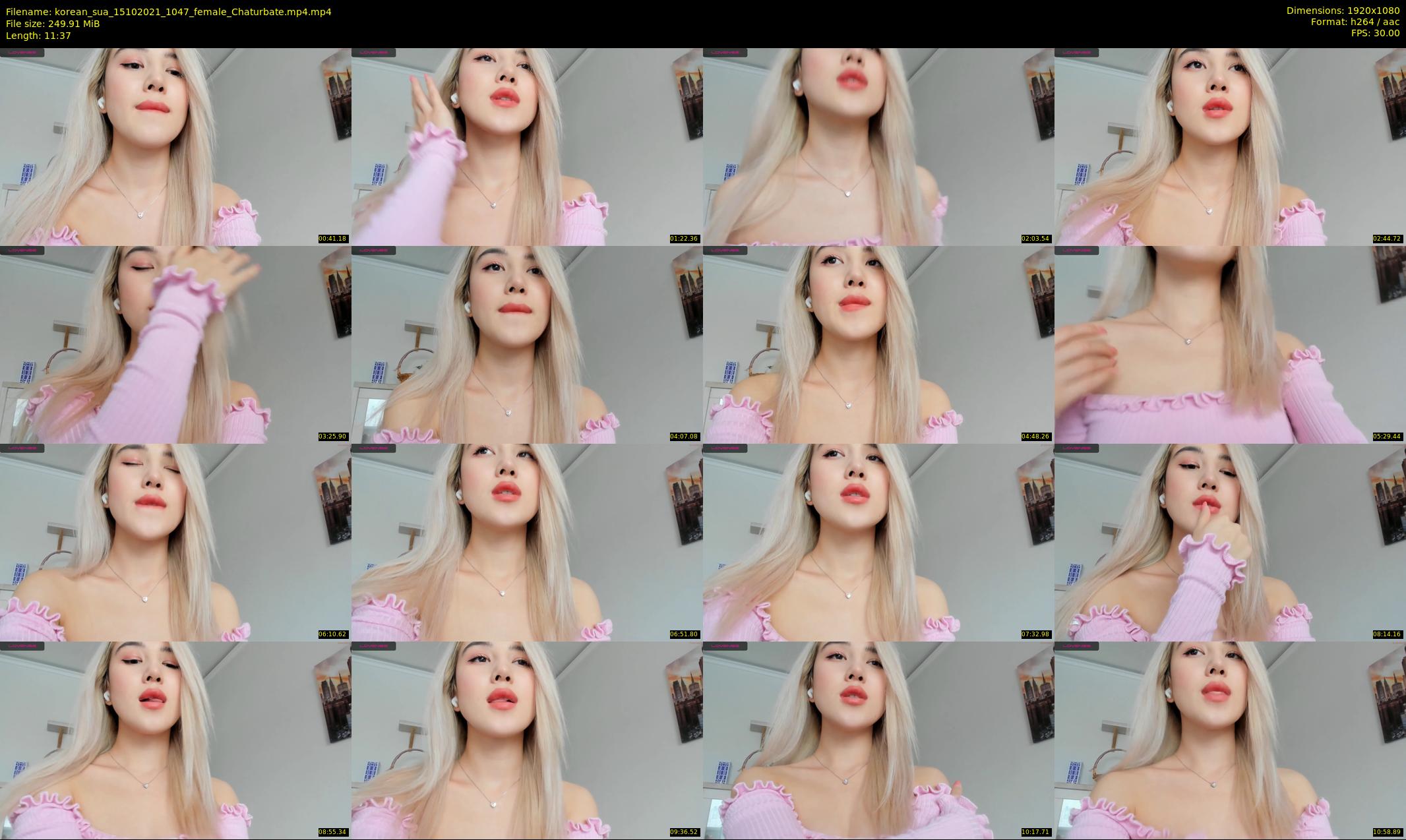 korean_sua — 12 minute Chaturbate female cam show recording, 1080p, Oct 15, 2021
