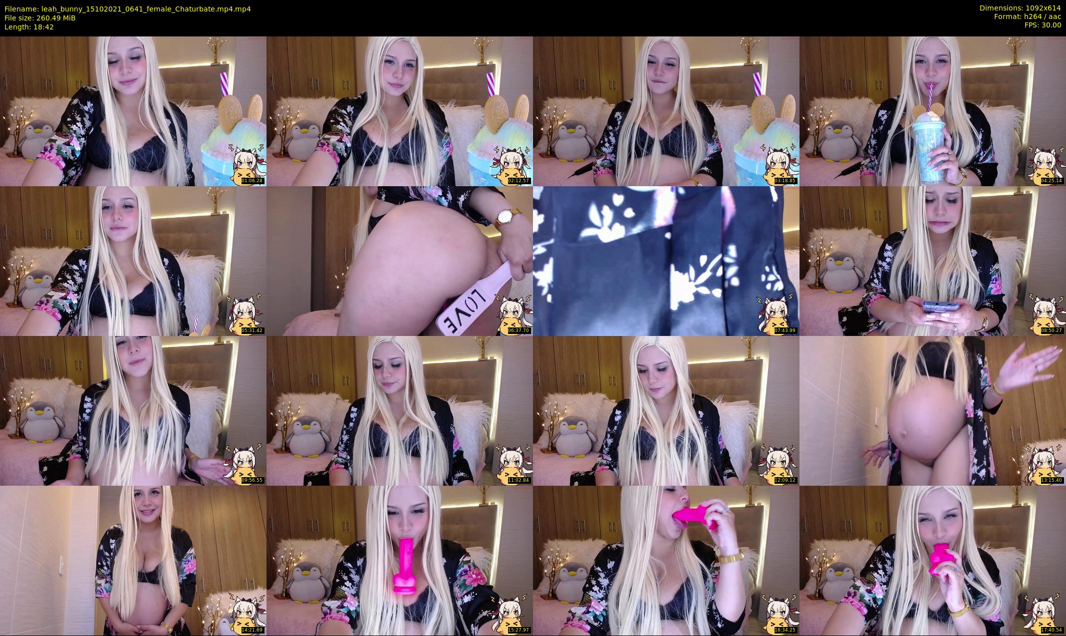 leah_bunny — 19 minute Chaturbate female cam show recording, 480p, Oct 15, 2021