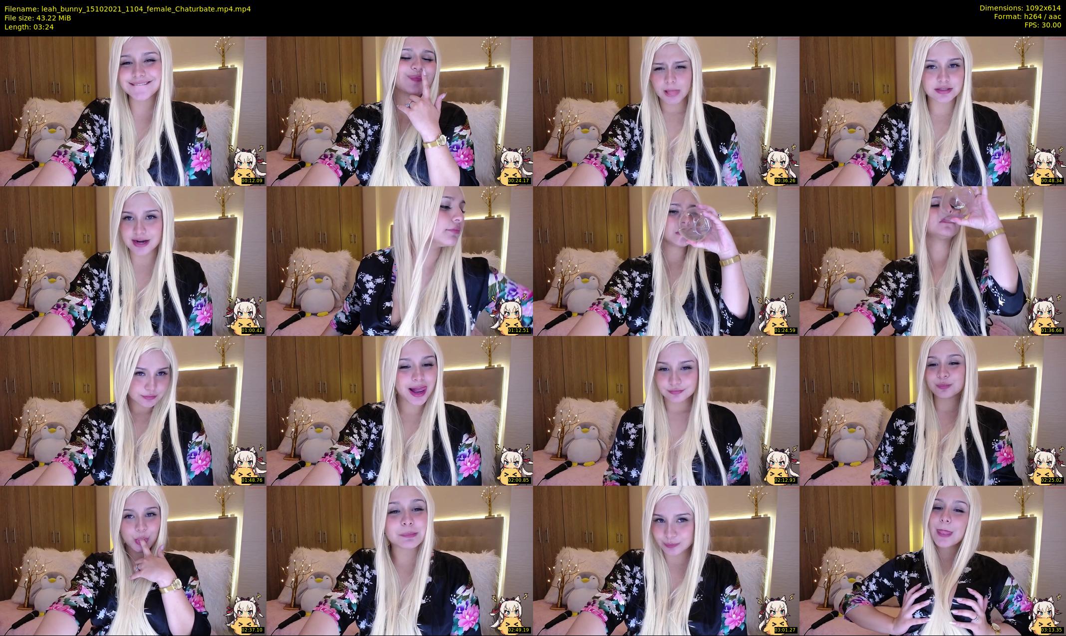 leah_bunny — 4 minute Chaturbate female cam show recording, 480p, Oct 15, 2021