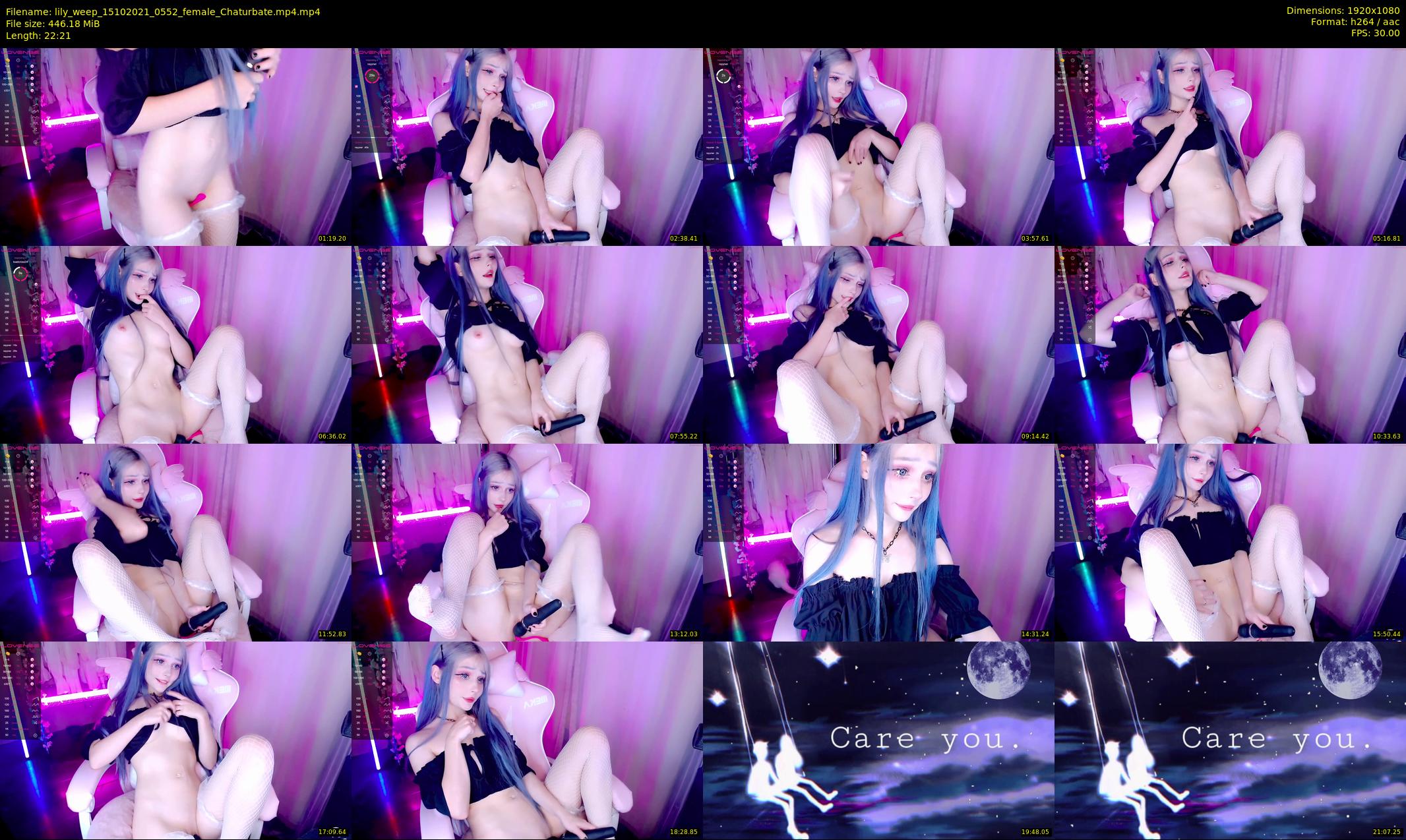lily_weep — 23 minute Chaturbate female cam show recording, 1080p, Oct 15, 2021