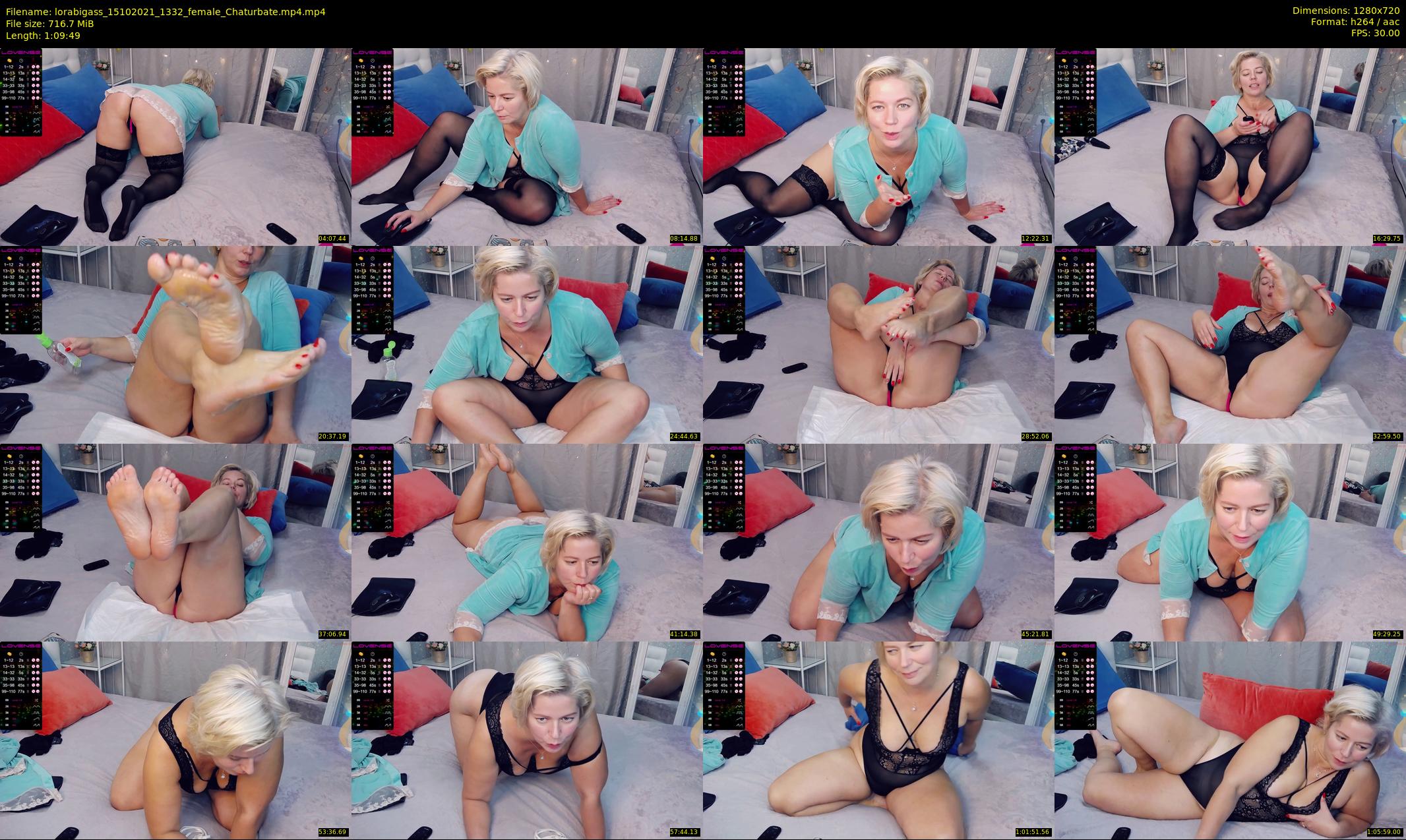 lorabigass — 70 minute Chaturbate female cam show recording, 720p, Oct 15, 2021