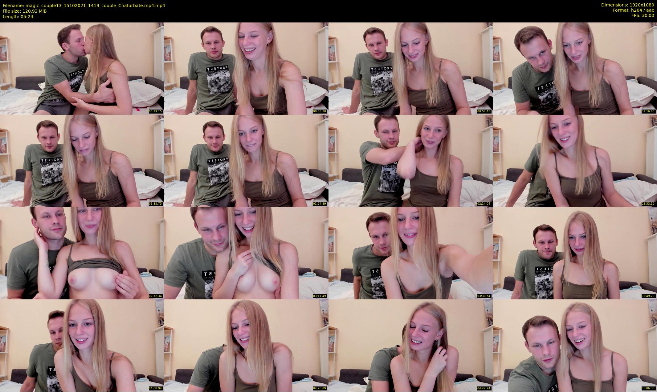 magic_couple13 — 6 minute Chaturbate couple cam show recording, 1080p, Oct 15, 2021