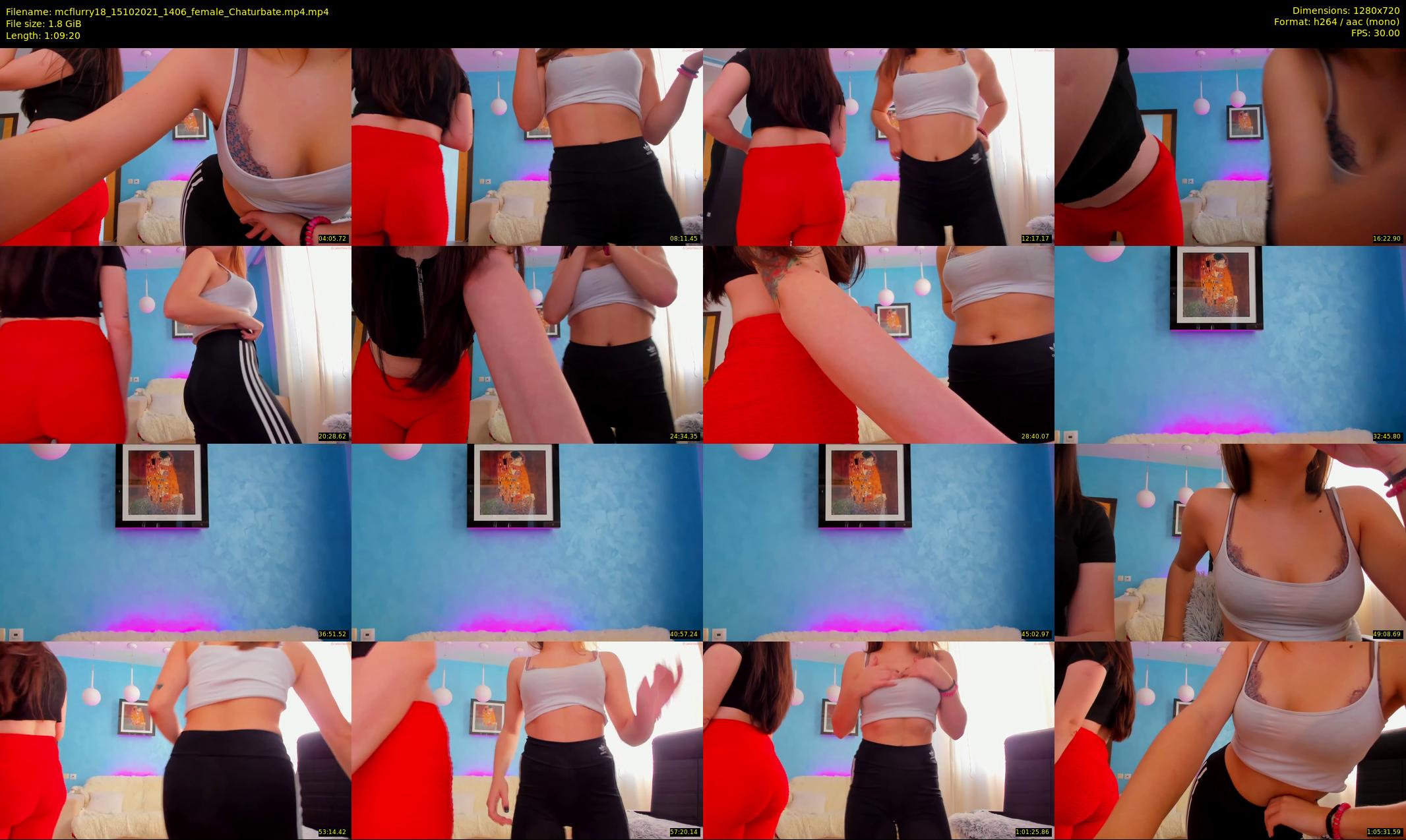 mcflurry18 — 70 minute Chaturbate female cam show recording, 720p, Oct 15, 2021