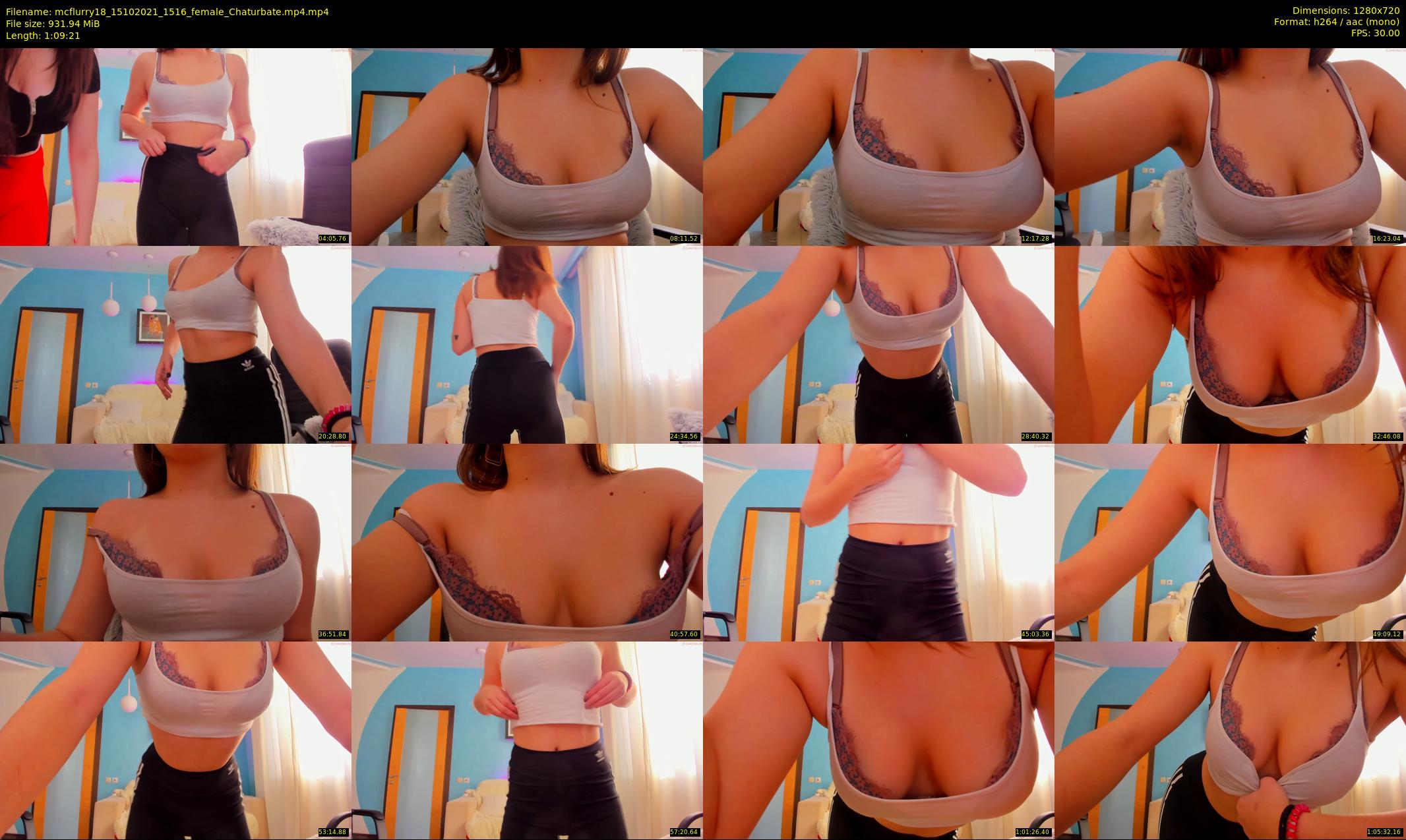 mcflurry18 — 70 minute Chaturbate female cam show recording, 720p, Oct 15, 2021