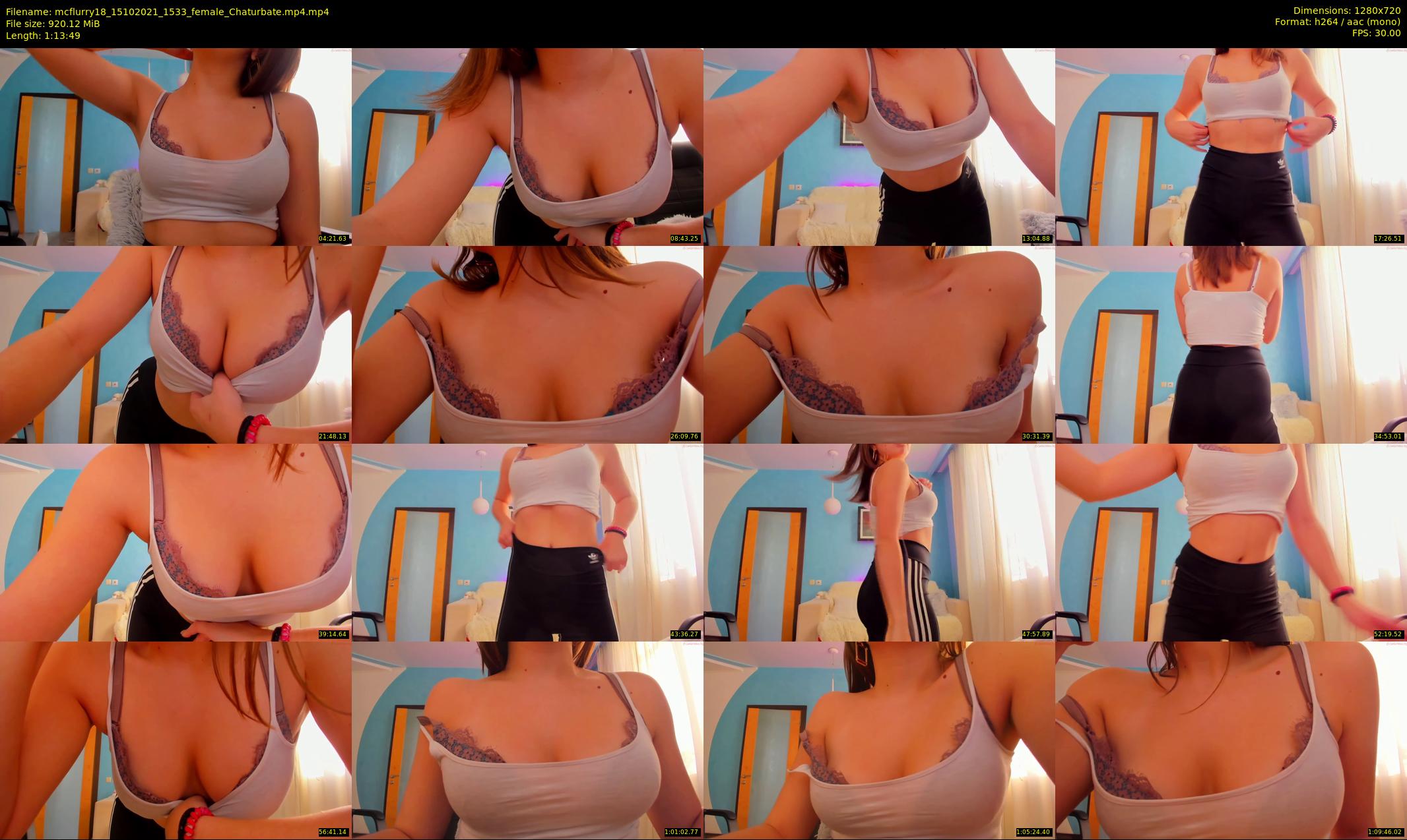 mcflurry18 — 74 minute Chaturbate female cam show recording, 720p, Oct 15, 2021