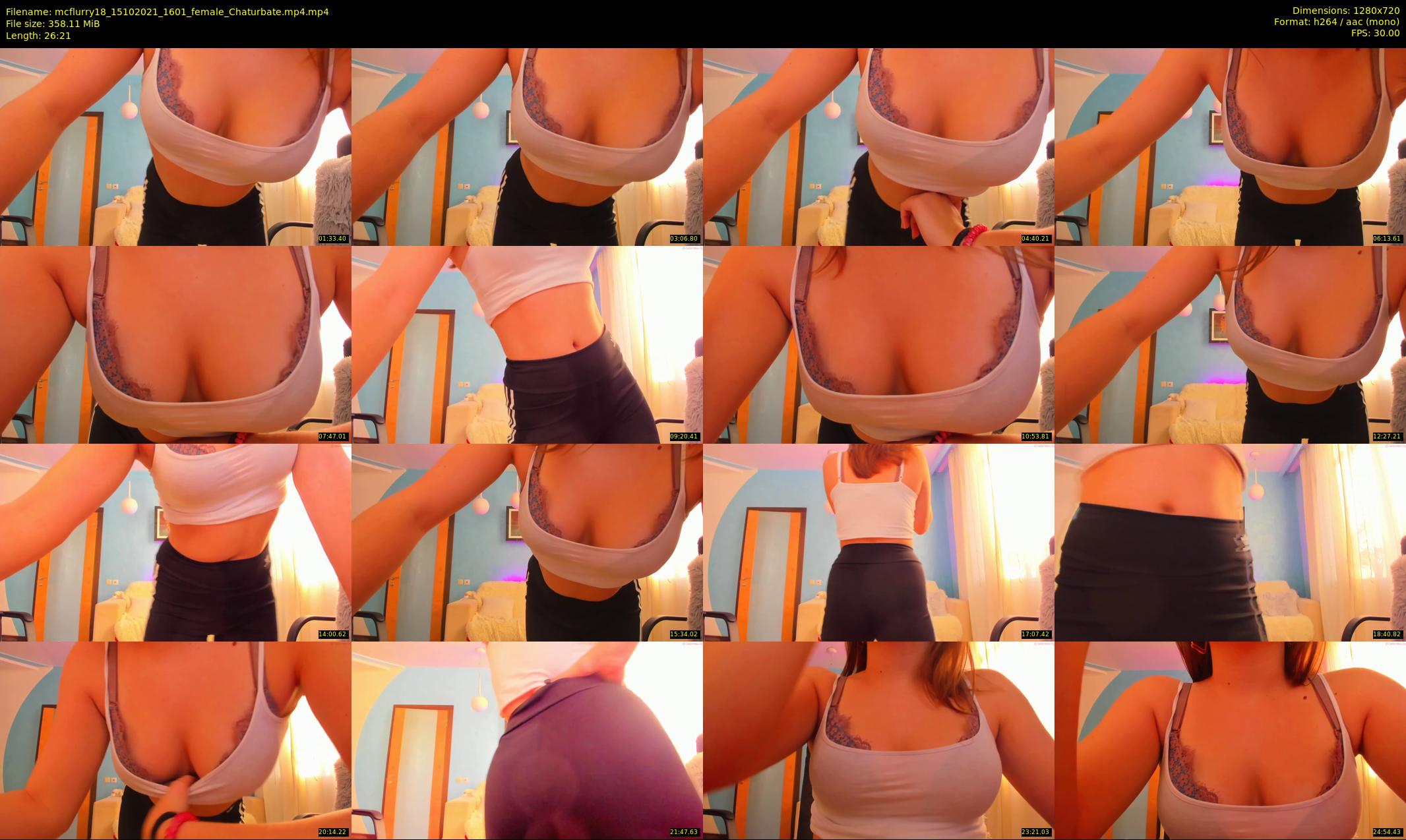 mcflurry18 — 27 minute Chaturbate female cam show recording, 720p, Oct 15, 2021
