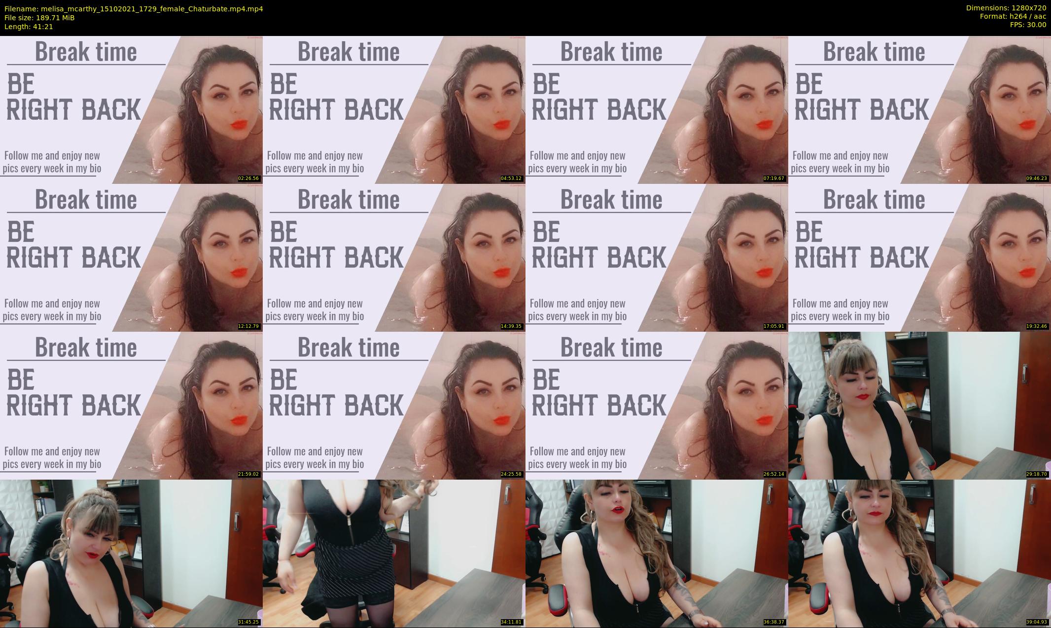 melisa_mcarthy — 42 minute Chaturbate couple cam show recording, 720p, Oct 15, 2021