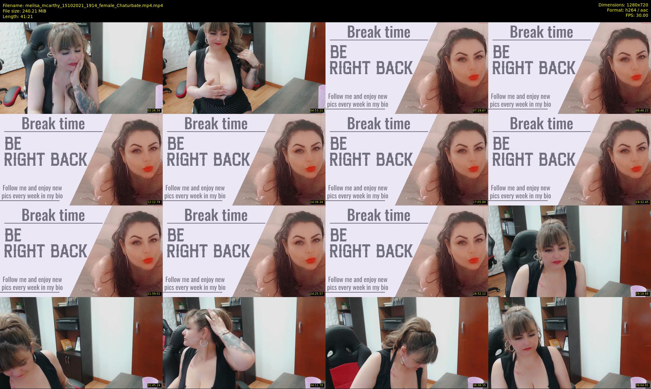 melisa_mcarthy — 42 minute Chaturbate couple cam show recording, 720p, Oct 15, 2021