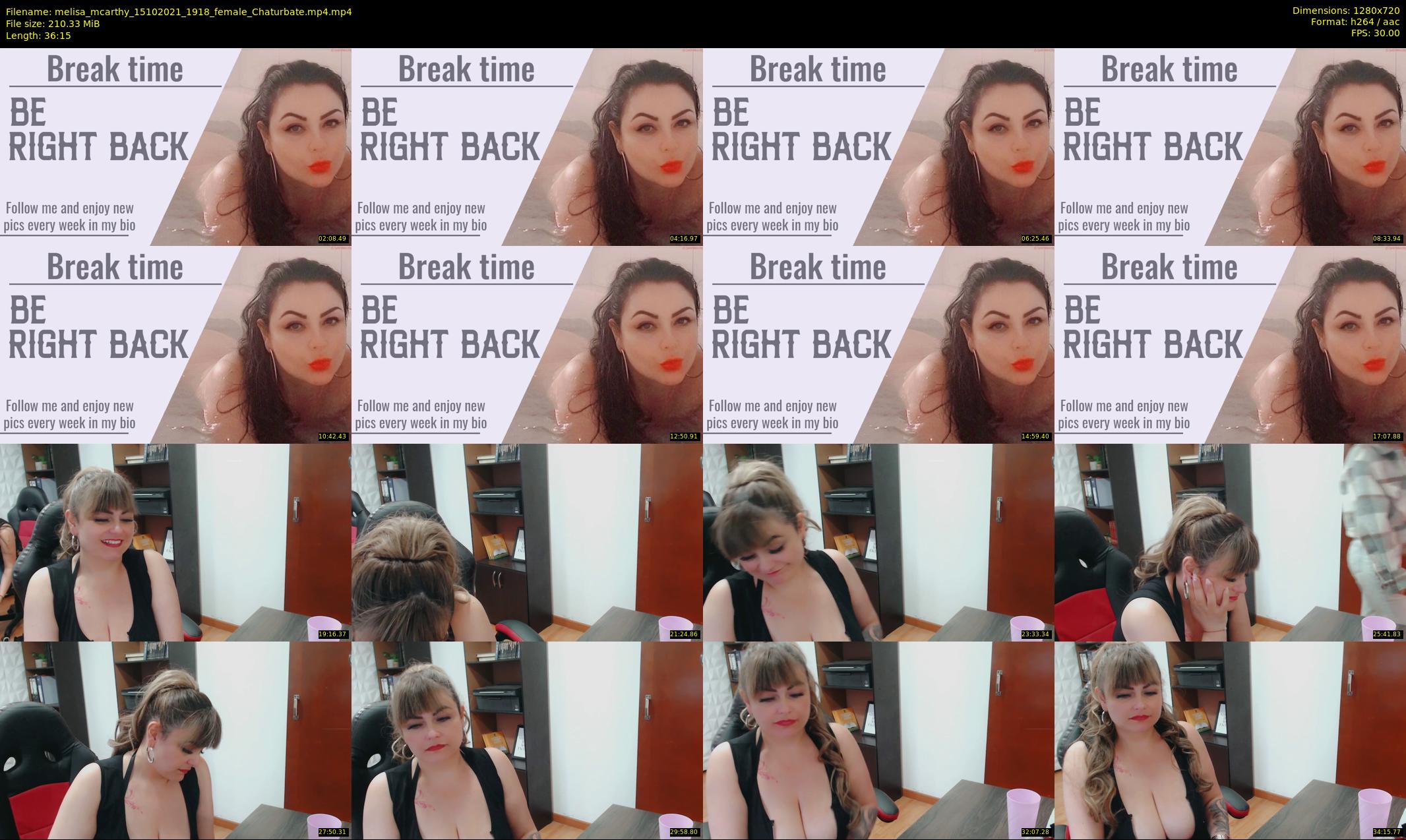 melisa_mcarthy — 37 minute Chaturbate couple cam show recording, 720p, Oct 15, 2021