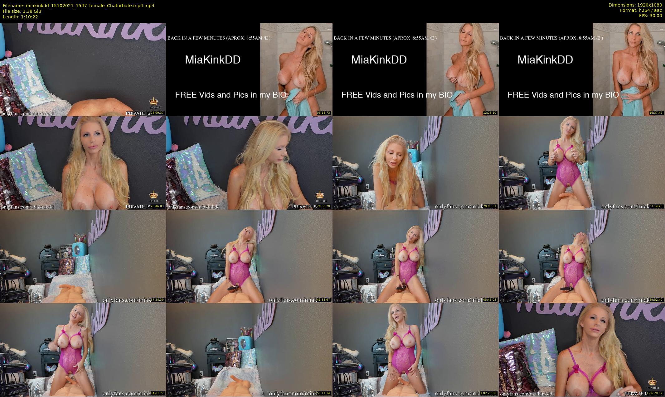 miakinkdd — 71 minute Chaturbate female cam show recording, 1080p, Oct 15, 2021