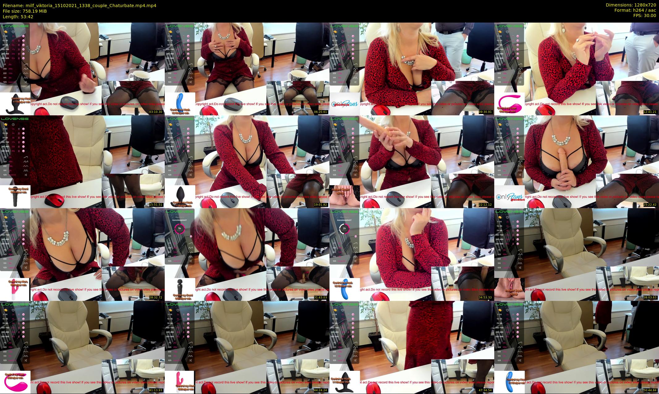 milf_viktoria — 54 minute Chaturbate female cam show recording, 720p, Oct 15, 2021