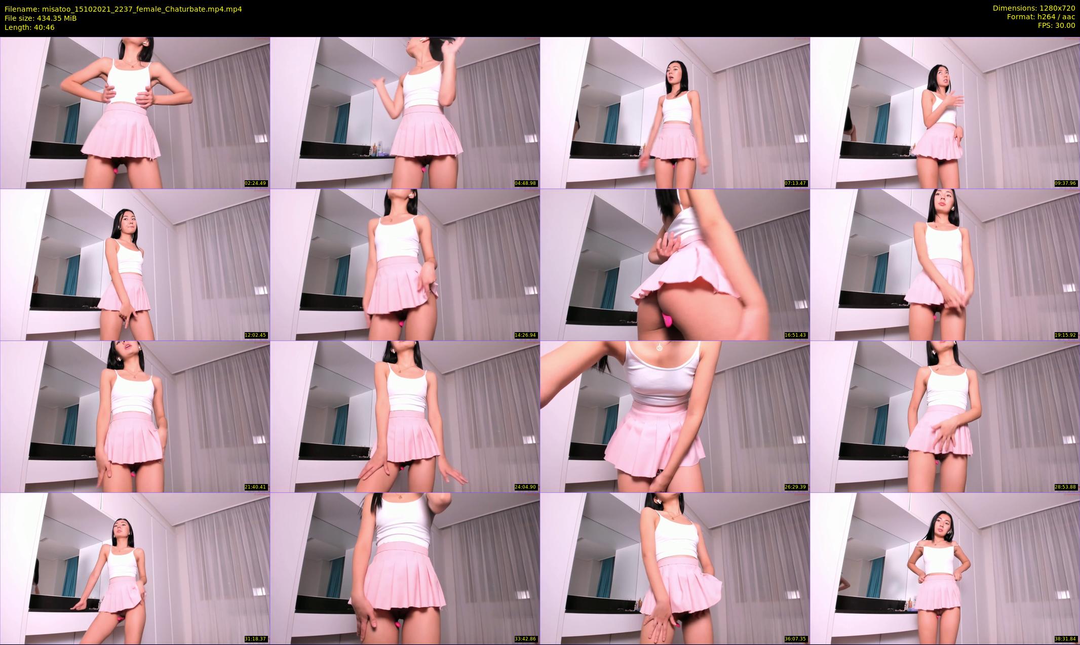 misatoo — 41 minute Chaturbate female cam show recording, 720p, Oct 15, 2021