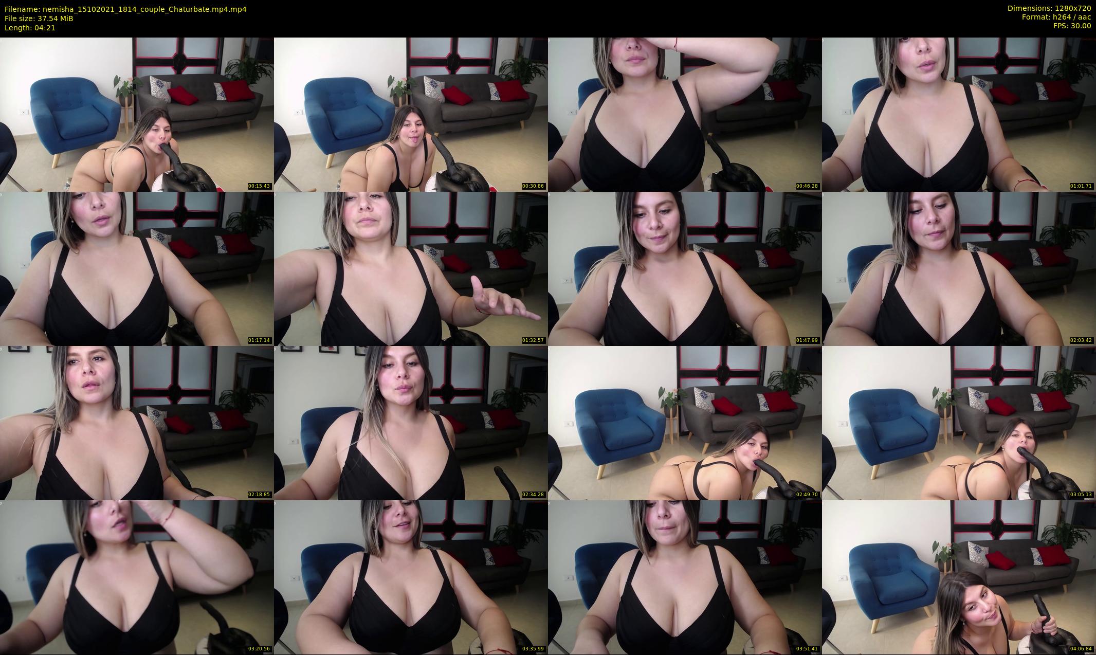 nemisha — 5 minute Chaturbate female cam show recording, 720p, Oct 15, 2021