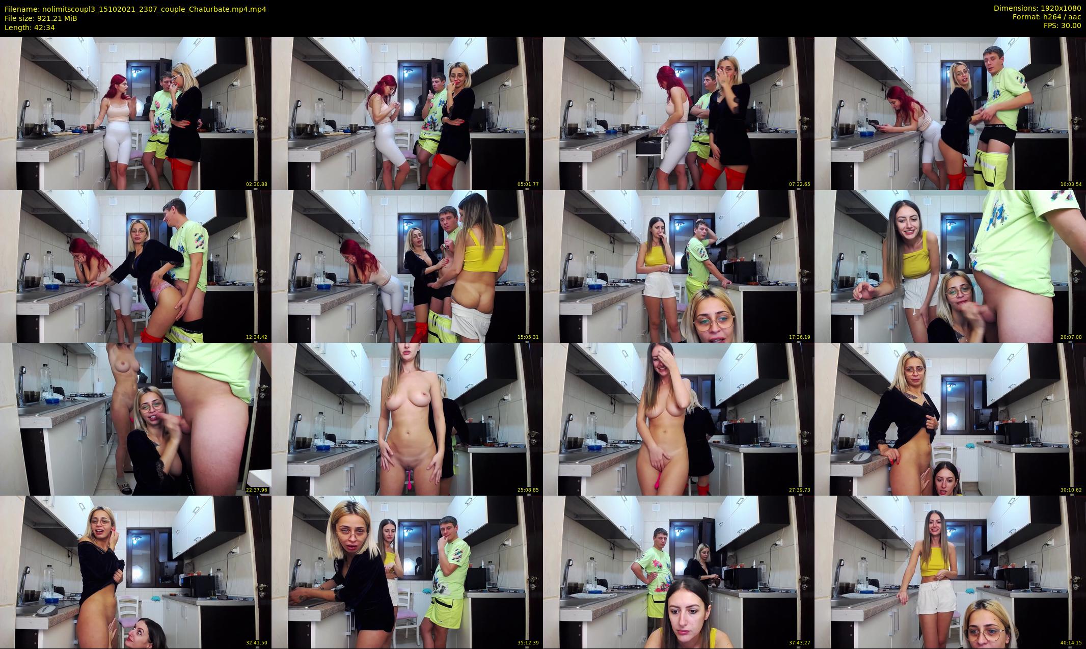 nolimitscoupl3 — 43 minute Chaturbate couple cam show recording, 1080p, Oct 15, 2021