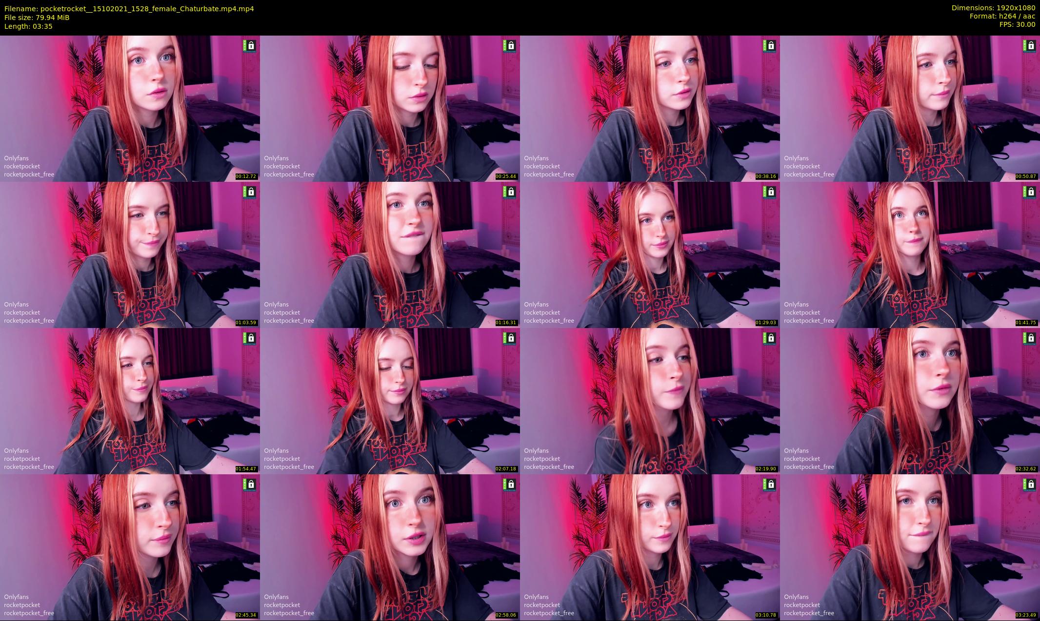 pocketrocket_ — 4 minute Chaturbate female cam show recording, 1080p, Oct 15, 2021
