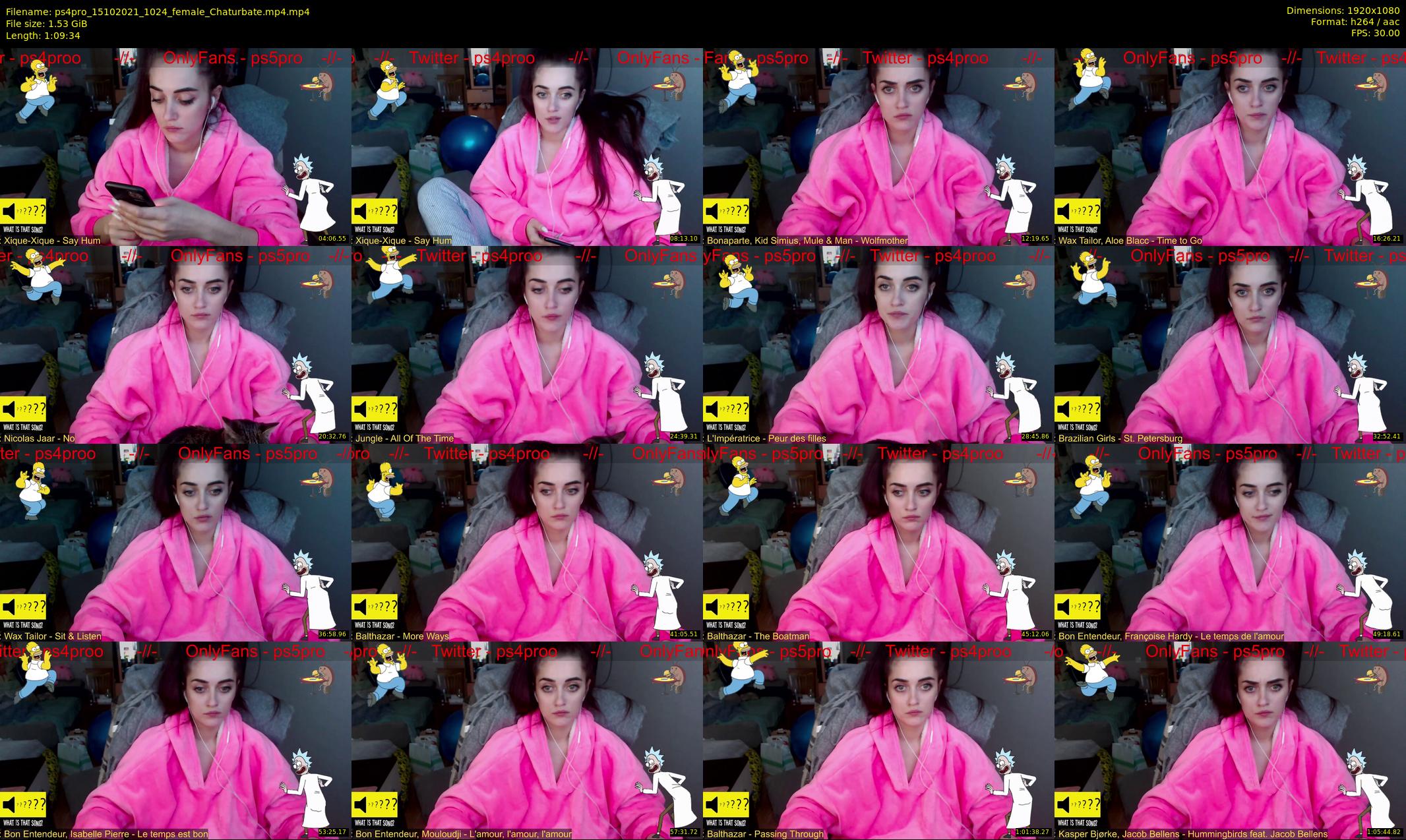 ps4pro — 70 minute Chaturbate female cam show recording, 1080p, Oct 15, 2021