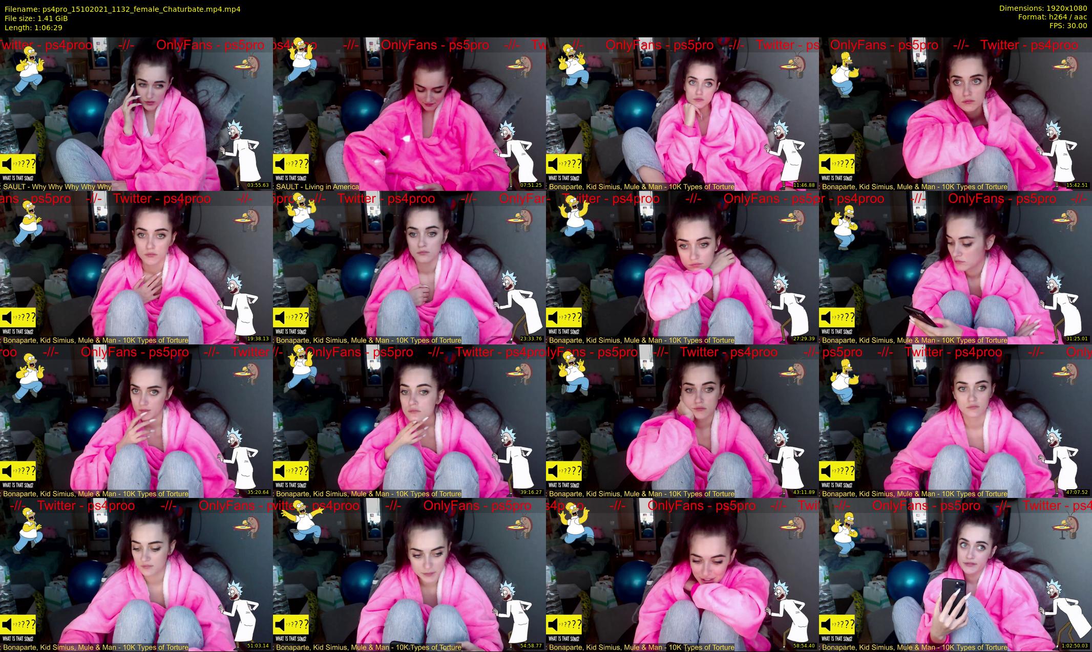 ps4pro — 67 minute Chaturbate female cam show recording, 1080p, Oct 15, 2021