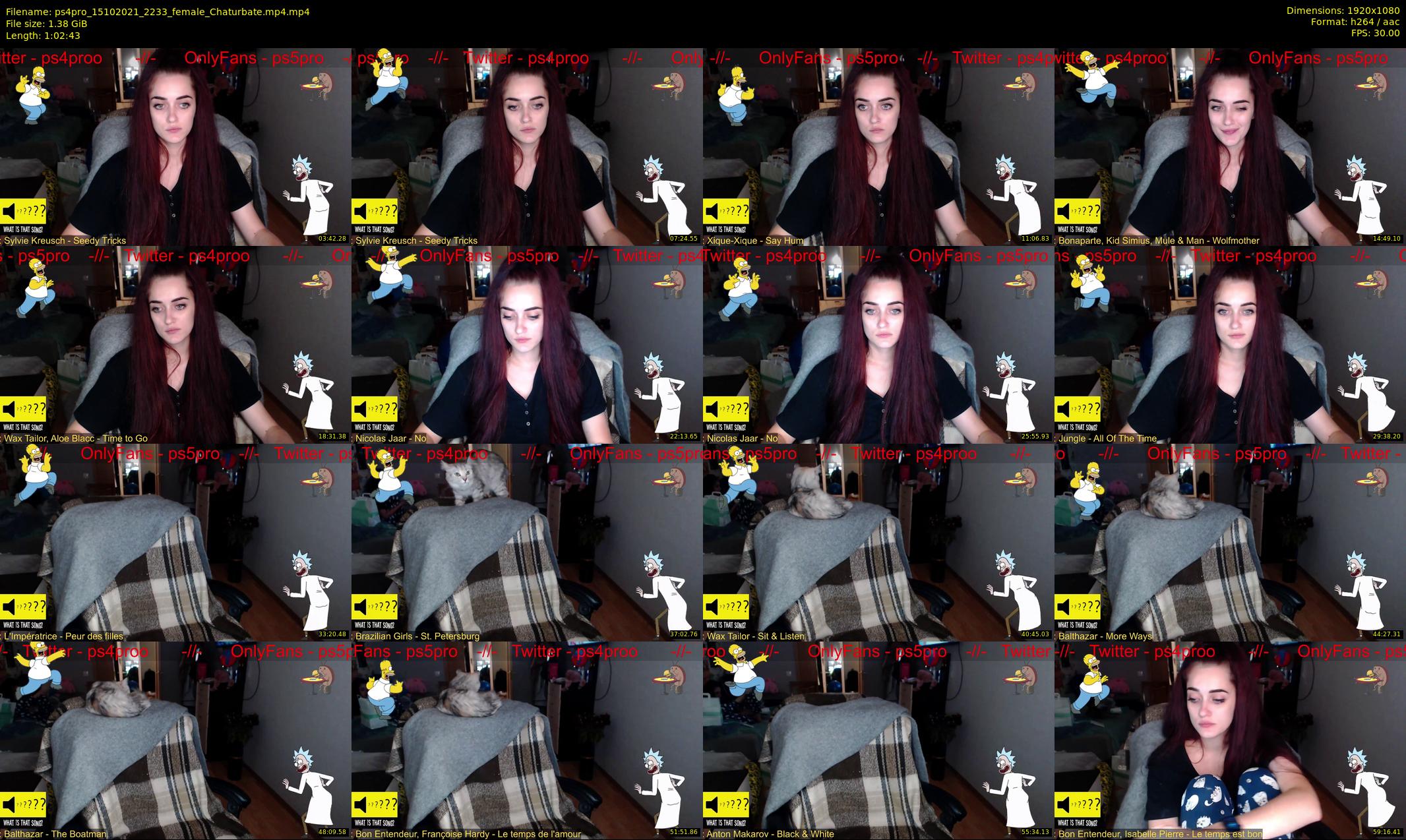 ps4pro — 63 minute Chaturbate female cam show recording, 1080p, Oct 15, 2021