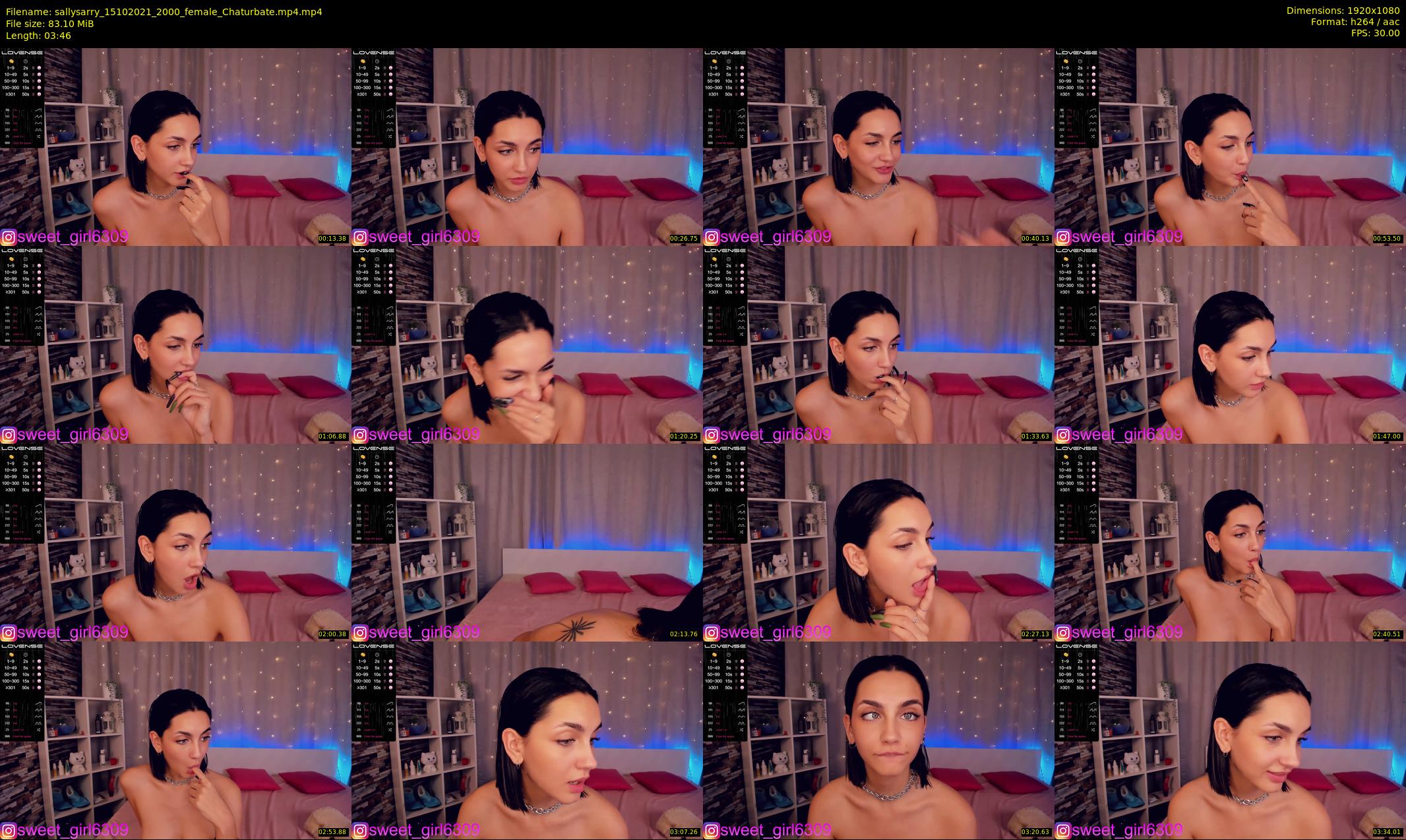 sallysarry — 4 minute Chaturbate couple cam show recording, 1080p, Oct 15, 2021