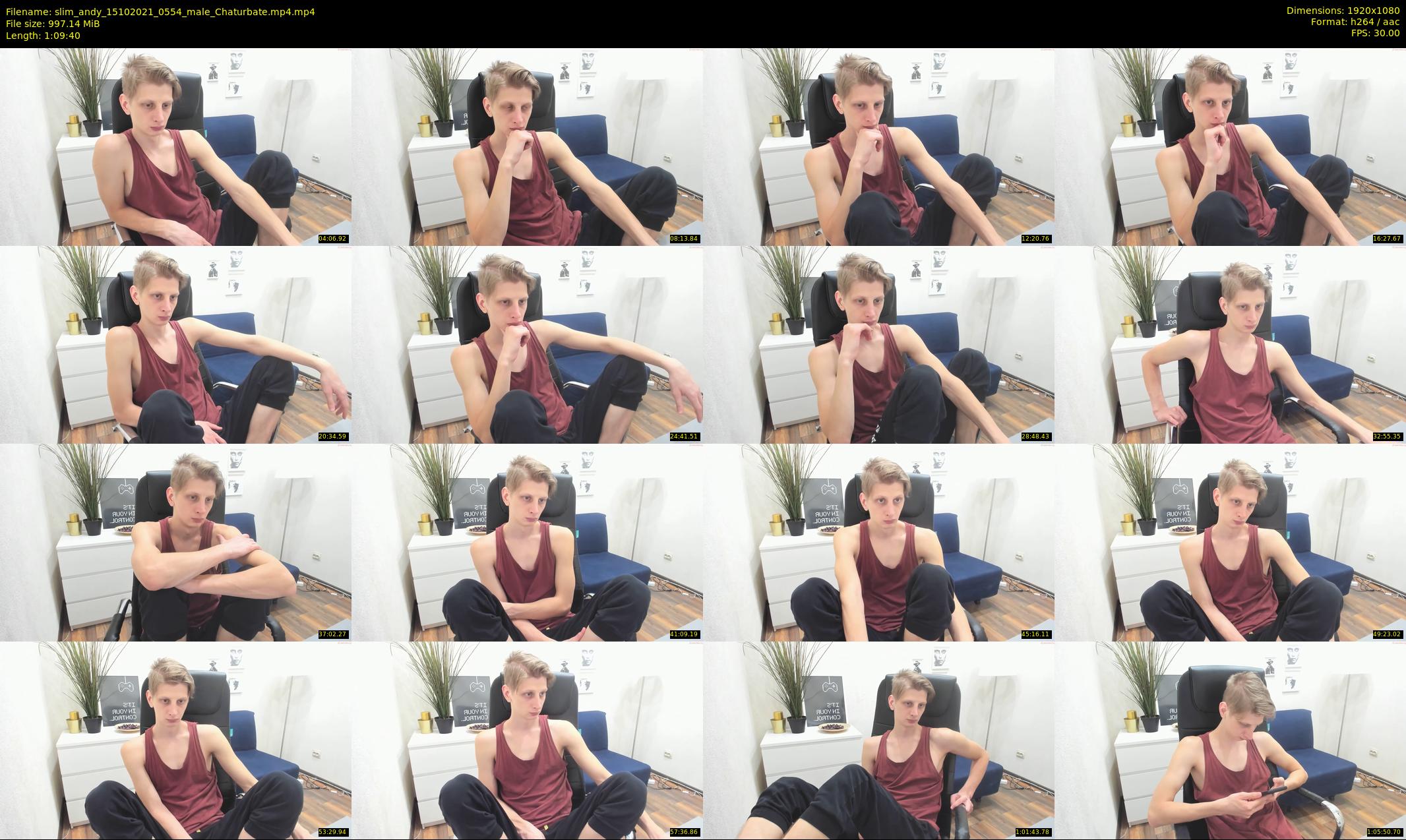 slim_andy — 70 minute Chaturbate male cam show recording, 1080p, Oct 15, 2021