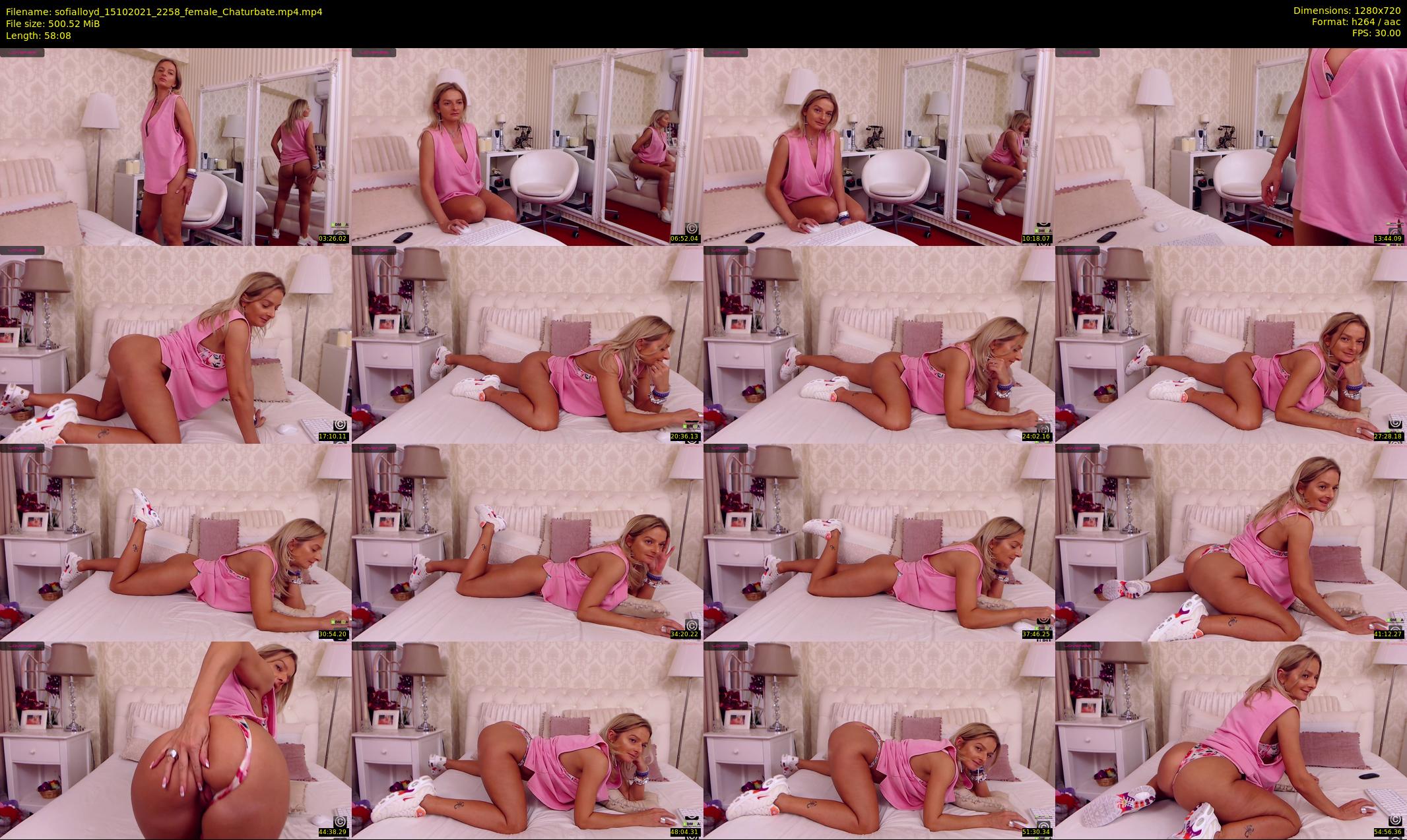 sofialloyd — 59 minute Chaturbate female cam show recording, 720p, Oct 15, 2021