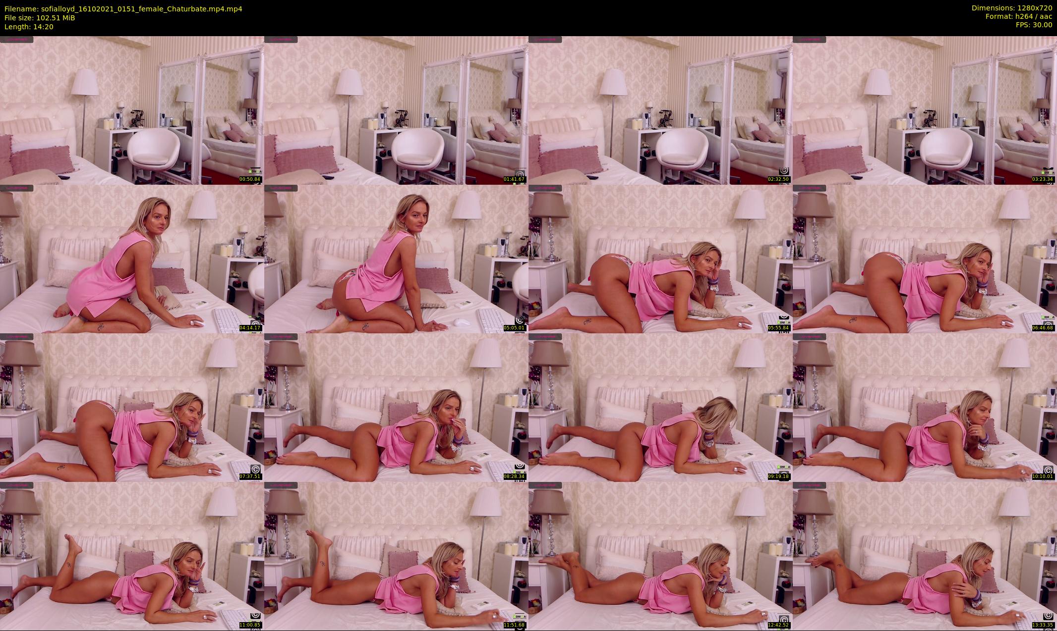 sofialloyd — 15 minute Chaturbate female cam show recording, 720p, Oct 16, 2021