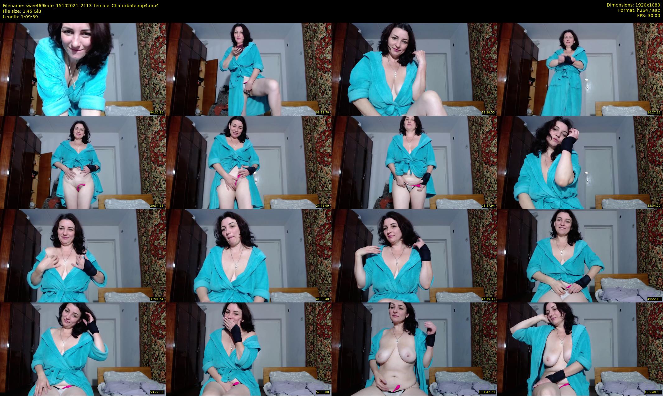 sweet69kate — 70 minute Chaturbate female cam show recording, 1080p, Oct 15, 2021