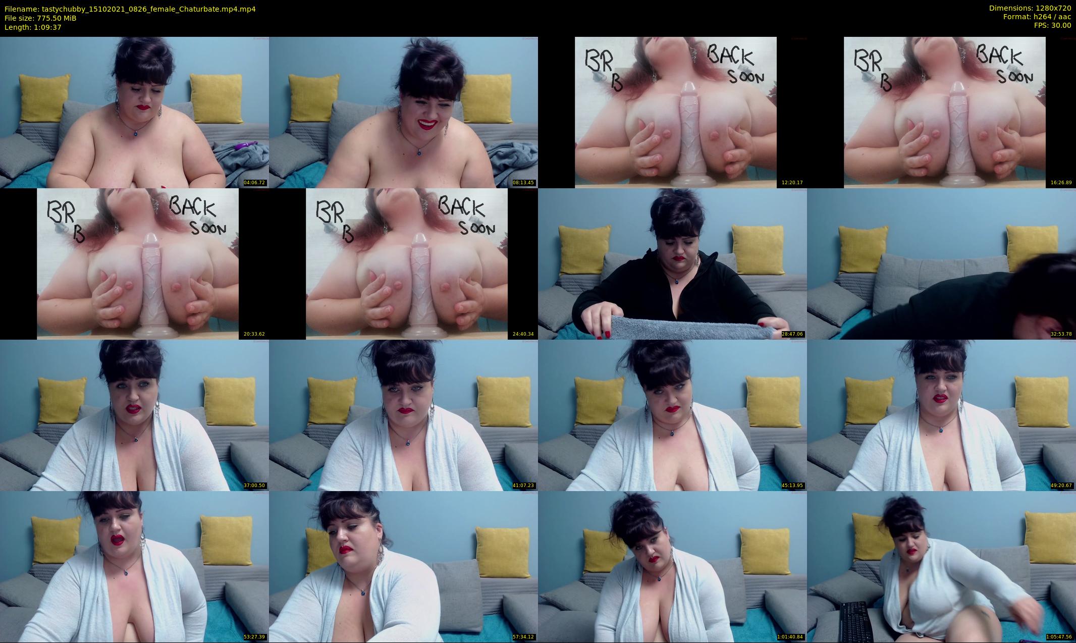 tastychubby — 70 minute Chaturbate female cam show recording, 720p, Oct 15, 2021