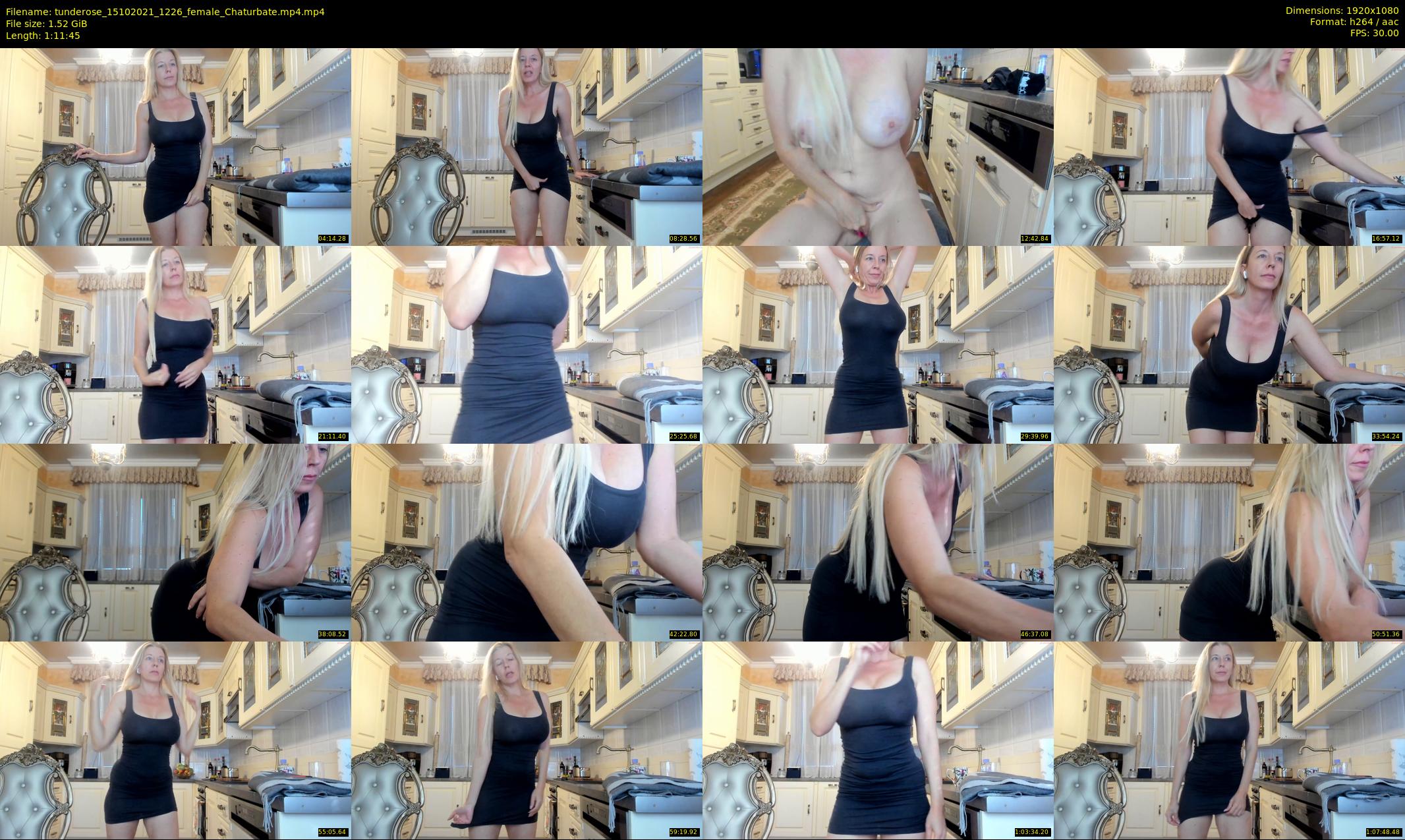 tunderose — 72 minute Chaturbate female cam show recording, 1080p, Oct 15, 2021
