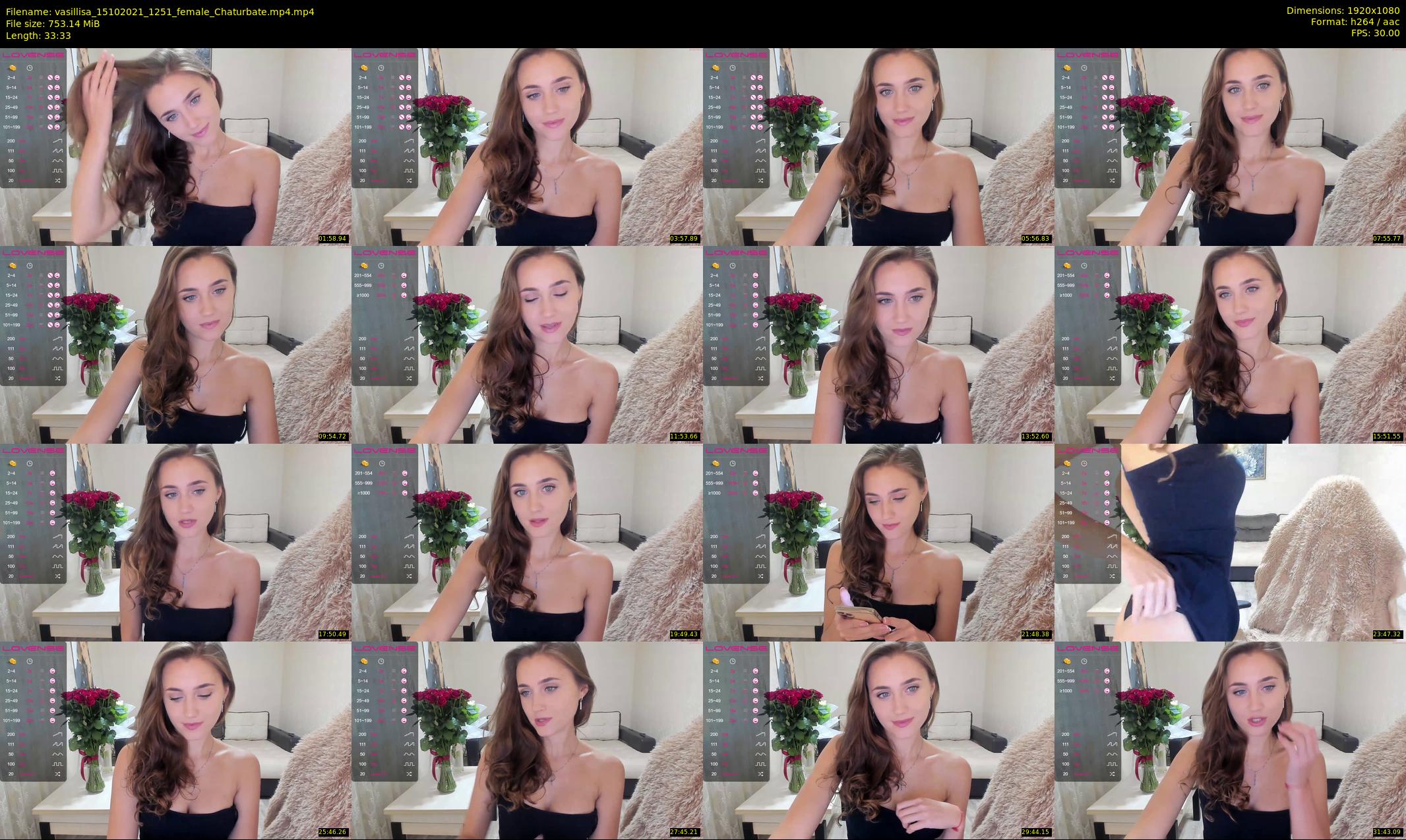 vasillisa — 34 minute Chaturbate female cam show recording, 1080p, Oct 15, 2021
