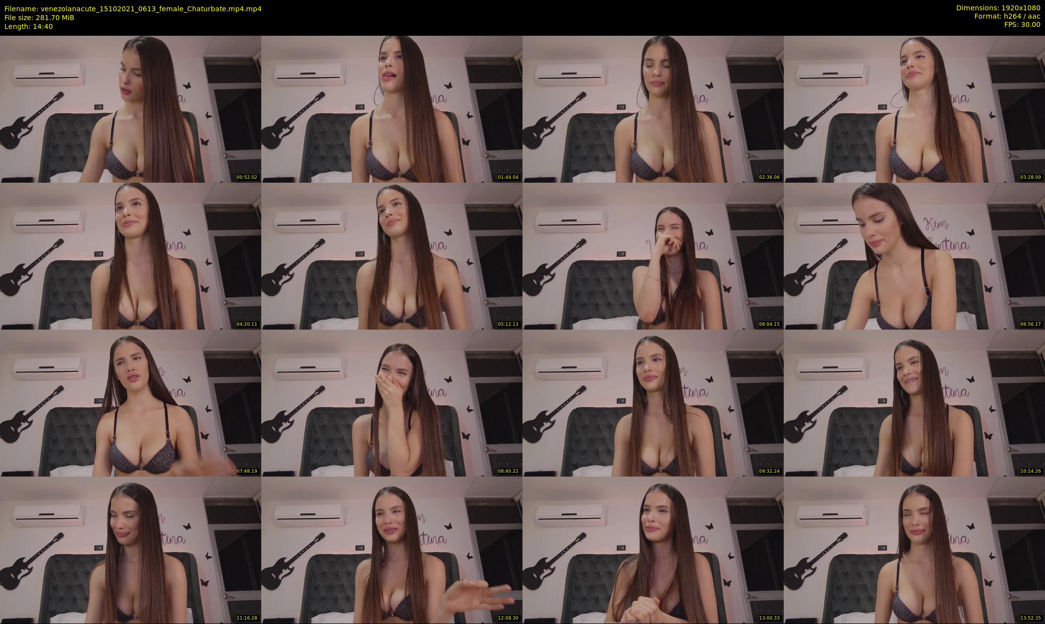 venezolanacute — 15 minute Chaturbate female cam show recording, 1080p, Oct 15, 2021