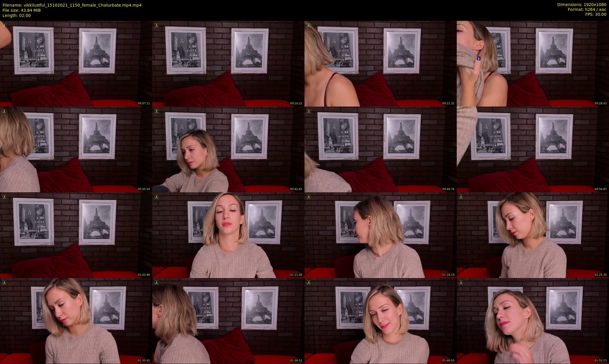 vikkilustful — 2 minute Chaturbate female cam show recording, 1080p, Oct 15, 2021