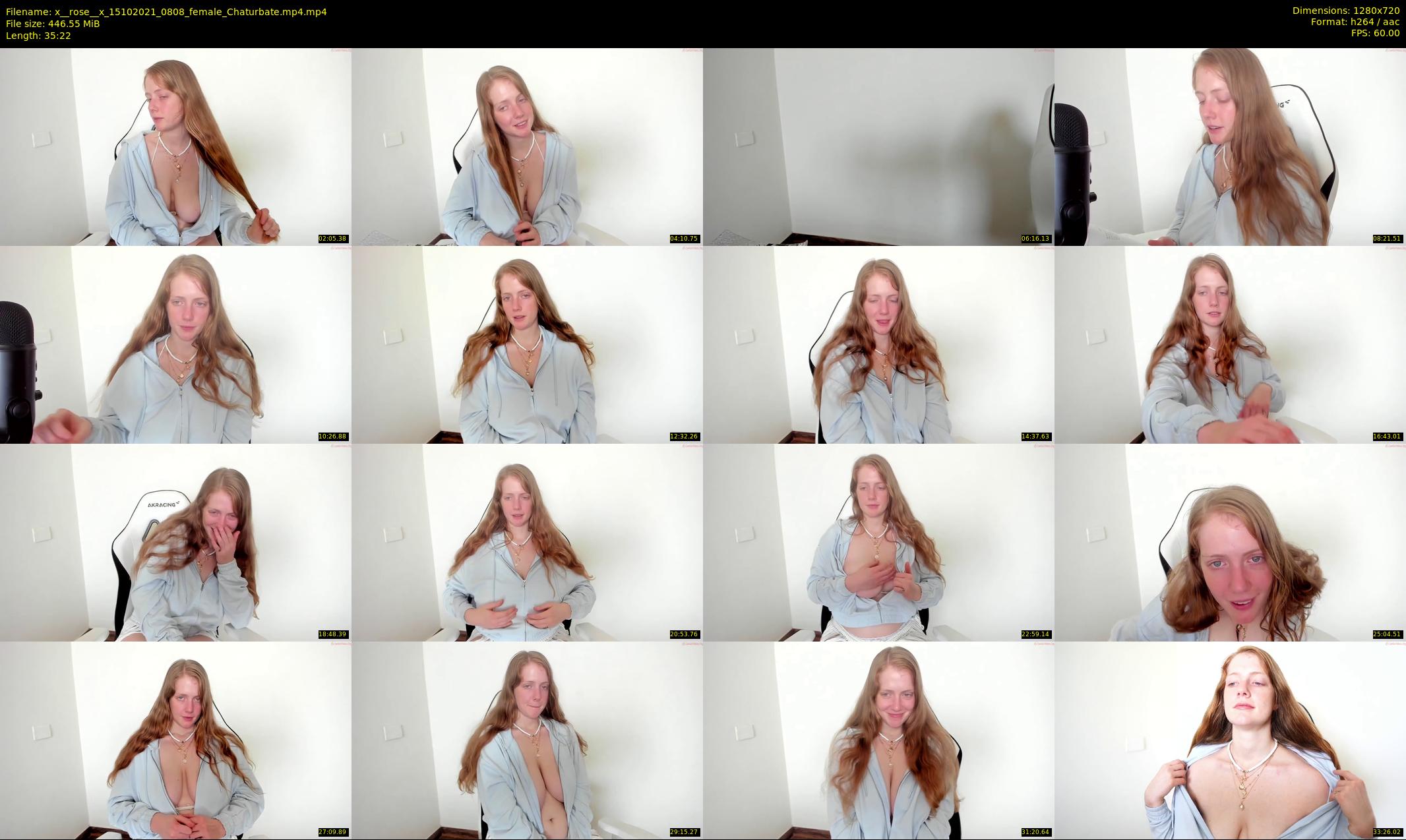 x__rose__x — 36 minute Chaturbate female cam show recording, 720p, Oct 15, 2021
