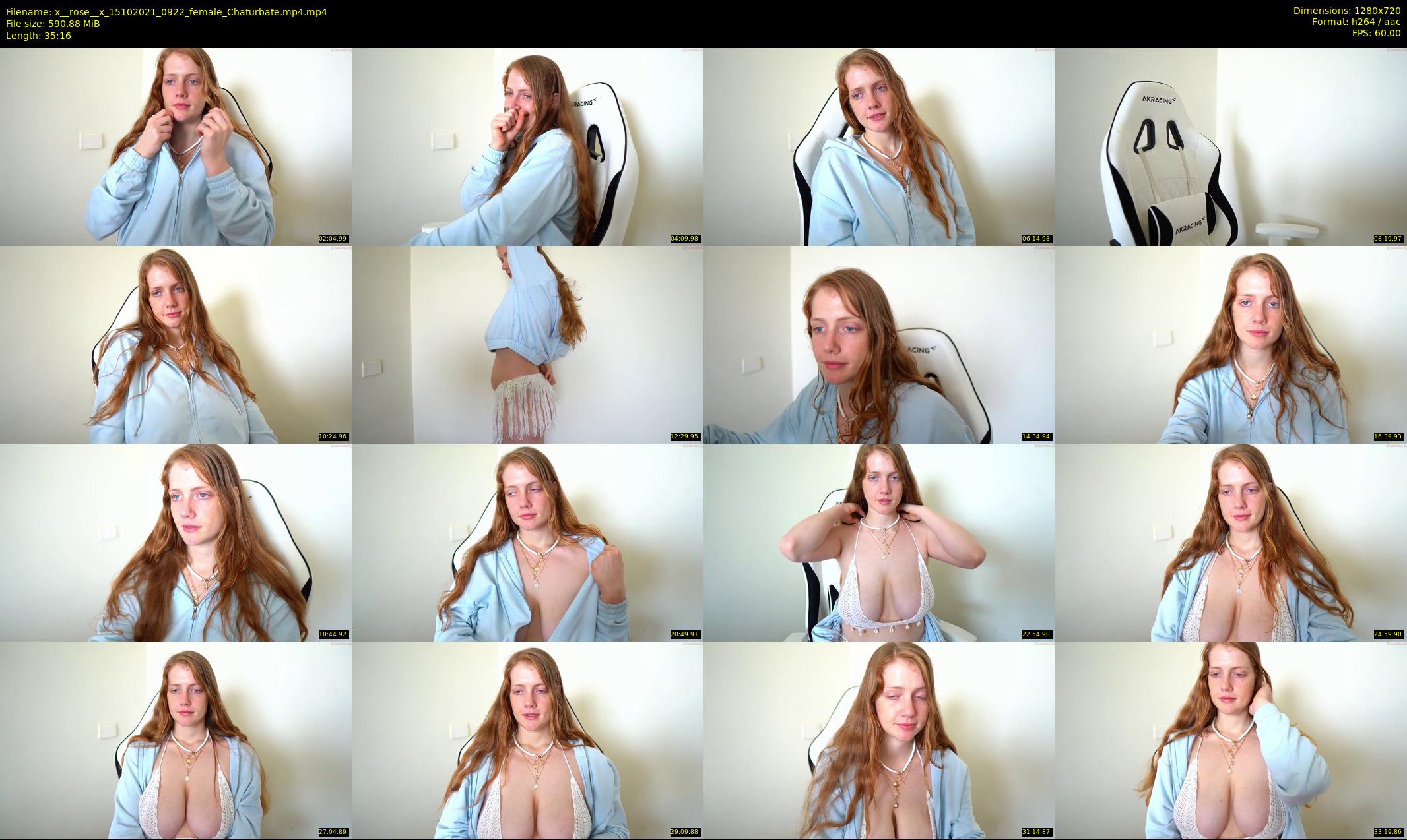 x__rose__x — 36 minute Chaturbate female cam show recording, 720p, Oct 15, 2021